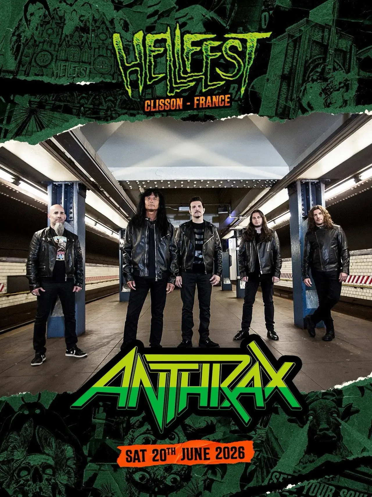 Movie poster "Anthrax - Hellfest 2026"