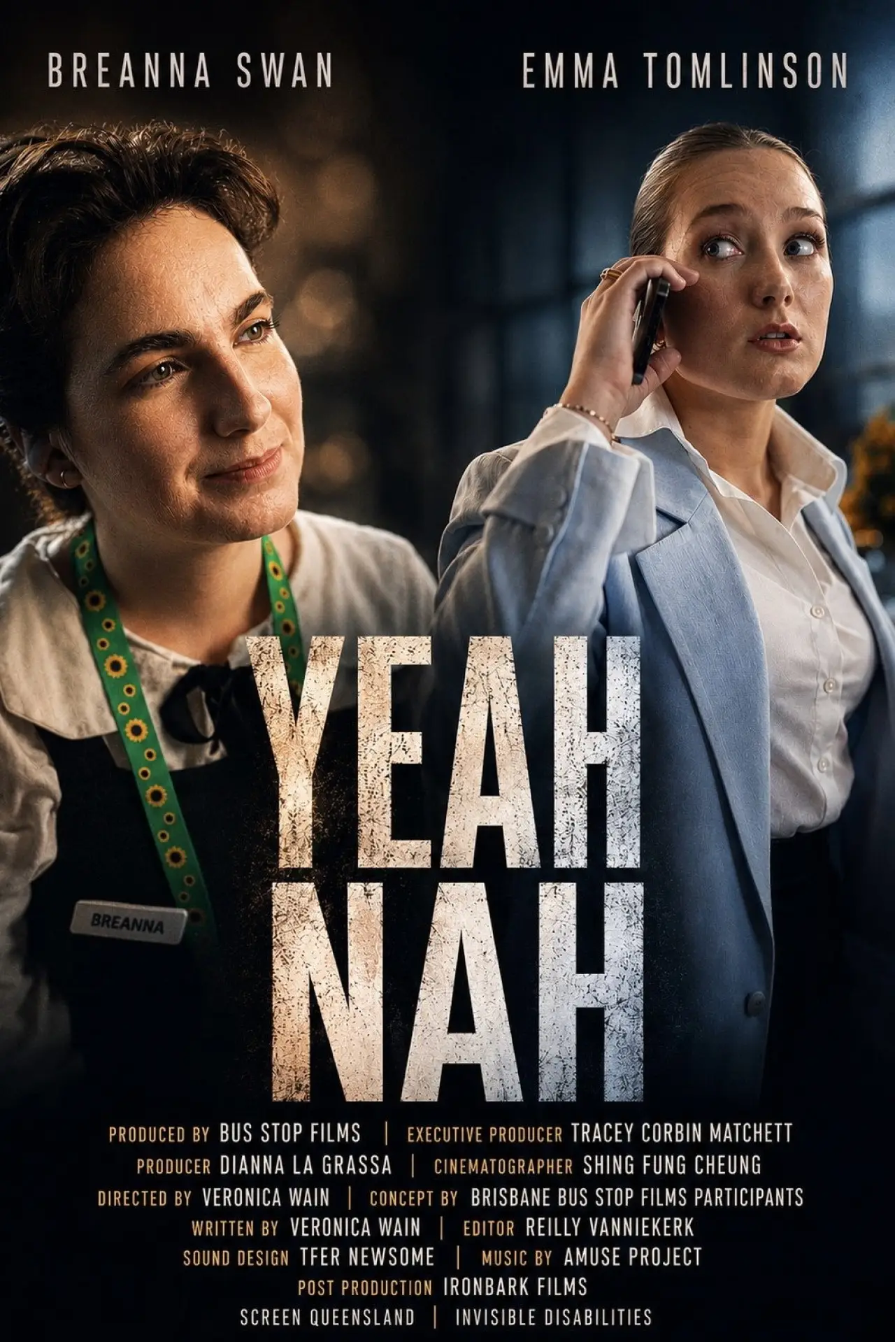 Movie poster "Yeah Nah"