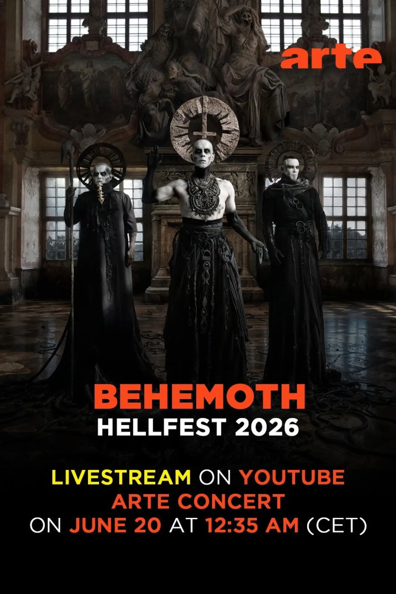Movie poster "Behemoth - Hellfest 2026"