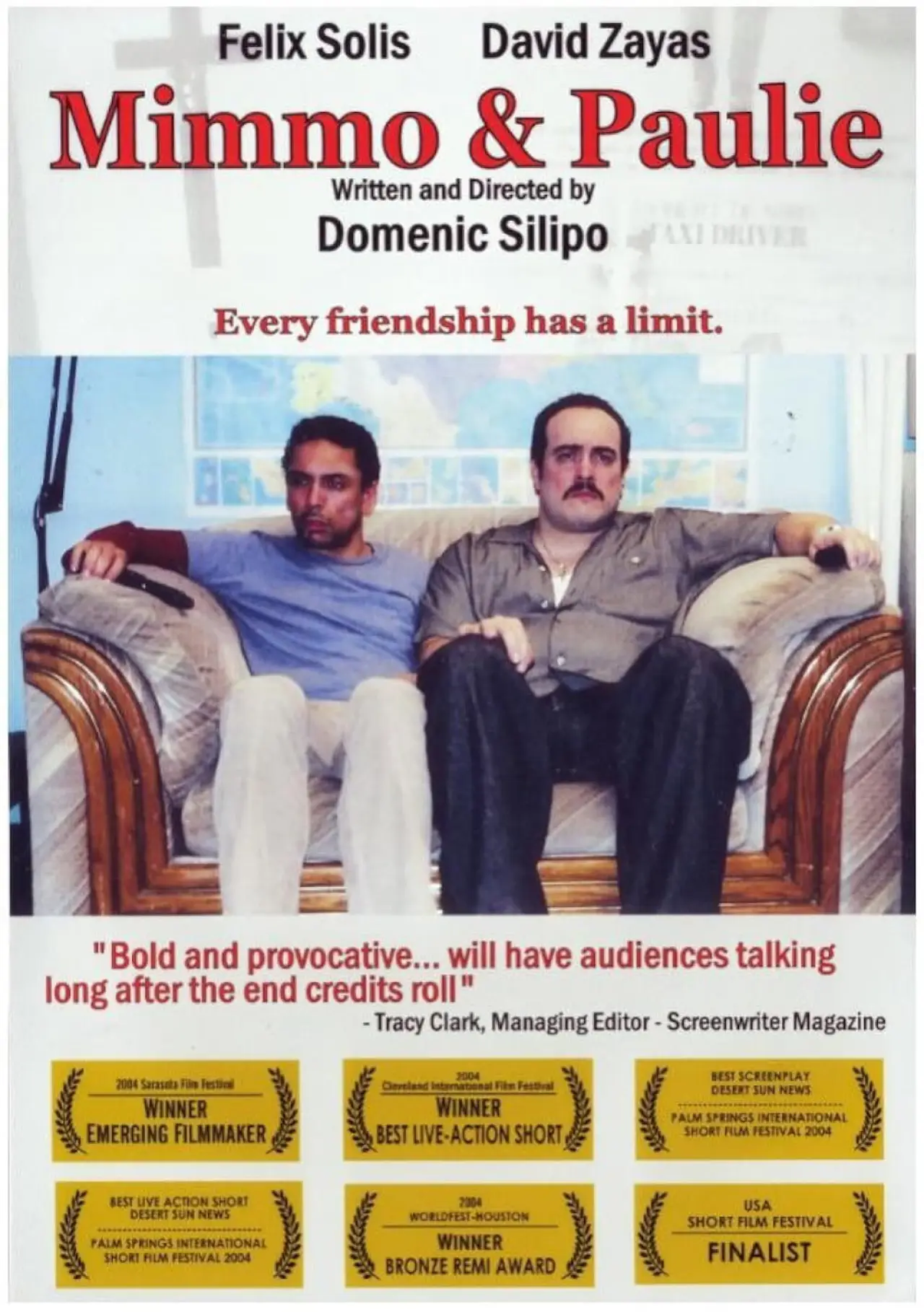 Movie poster "Mimmo & Paulie"