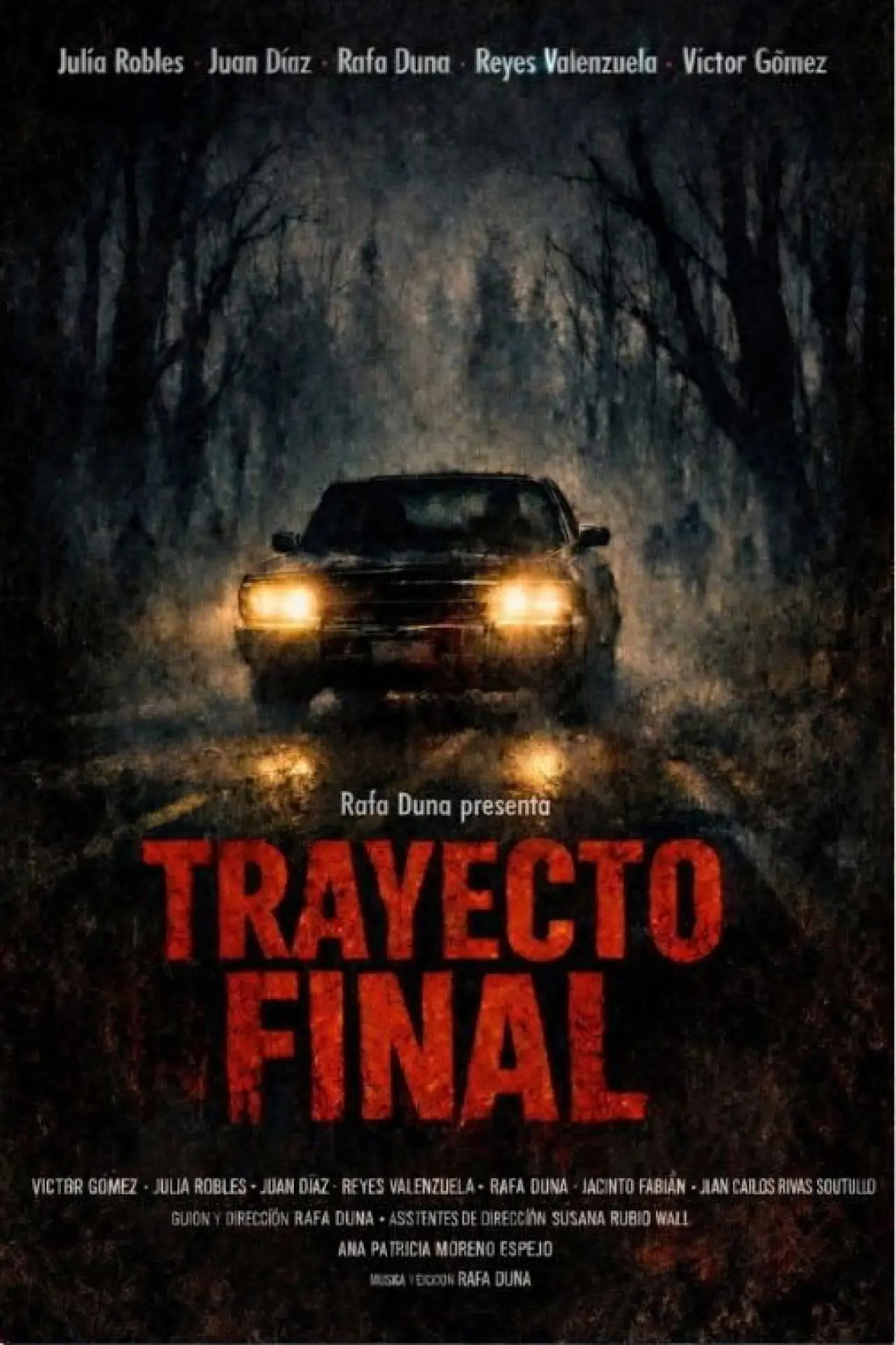 Movie poster "Trayecto final"