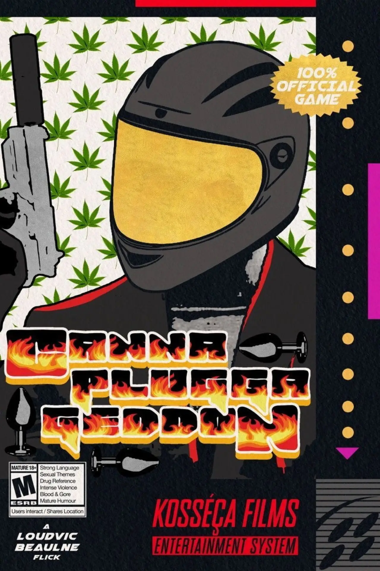 Movie poster "Cannapluggageddon"