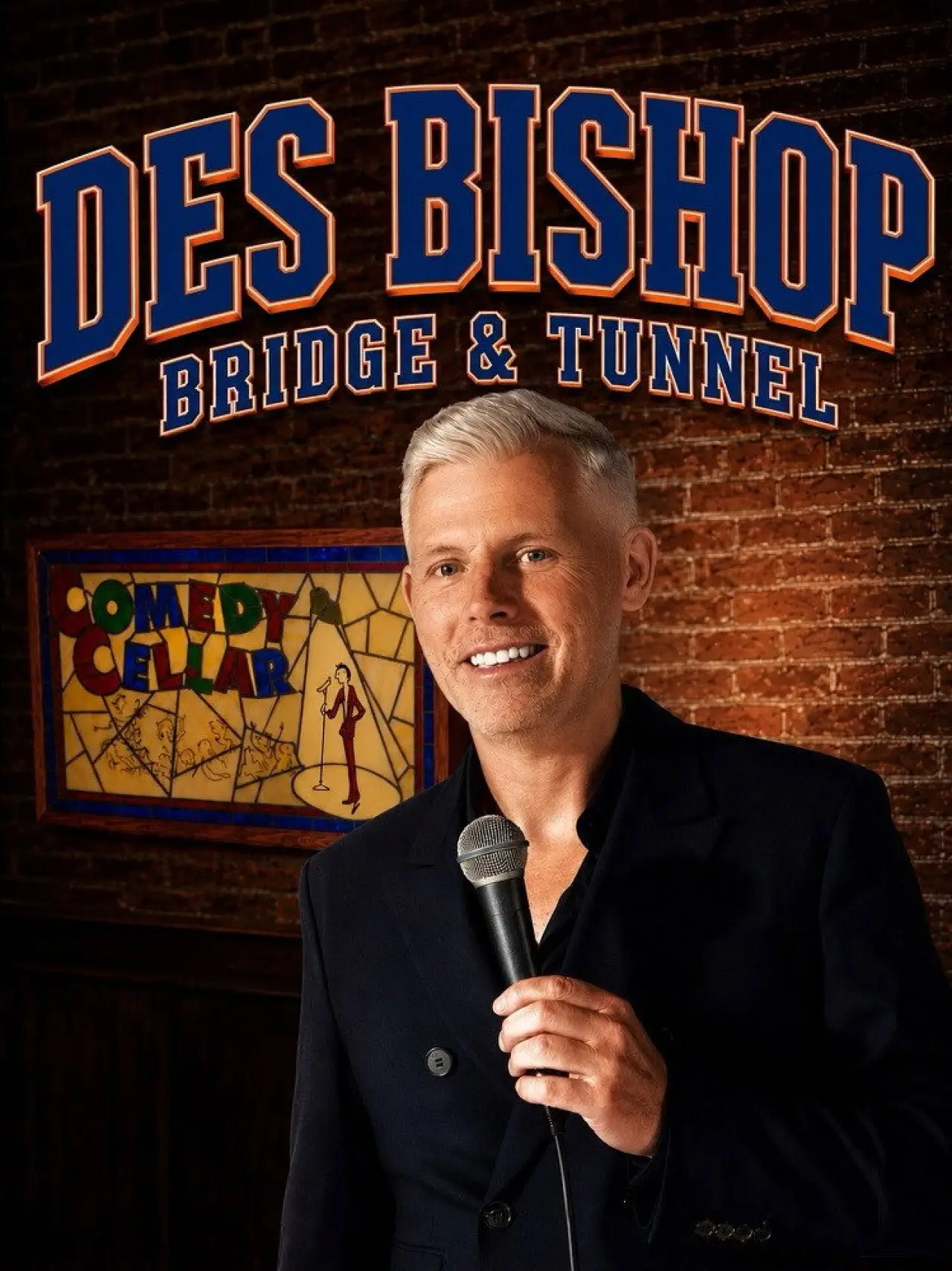 Movie poster "Des Bishop - Bridge and Tunnel"