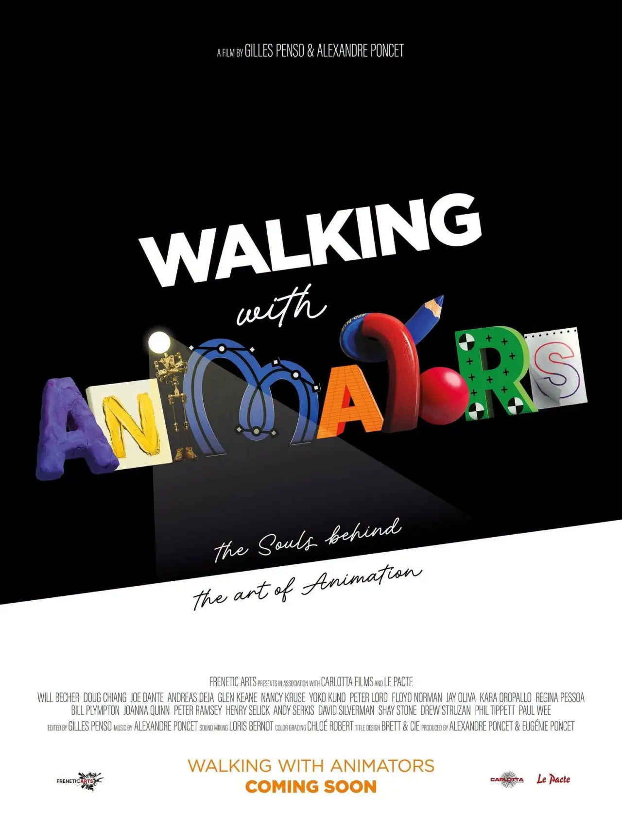 Movie poster "Walking with Animators"