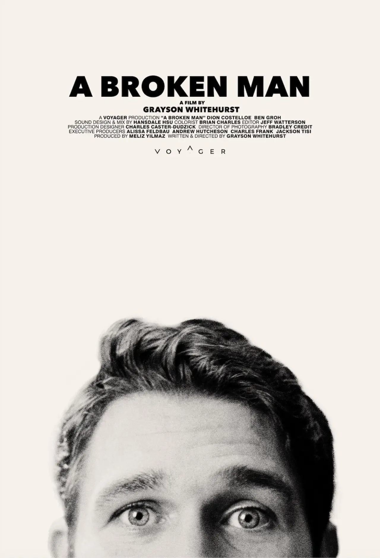 Movie poster "A Broken Man"