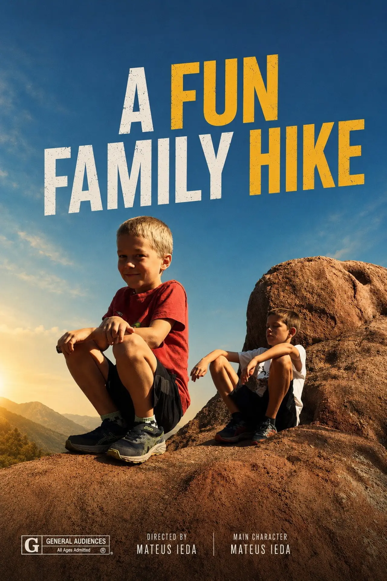 Movie poster "A Fun family hike"