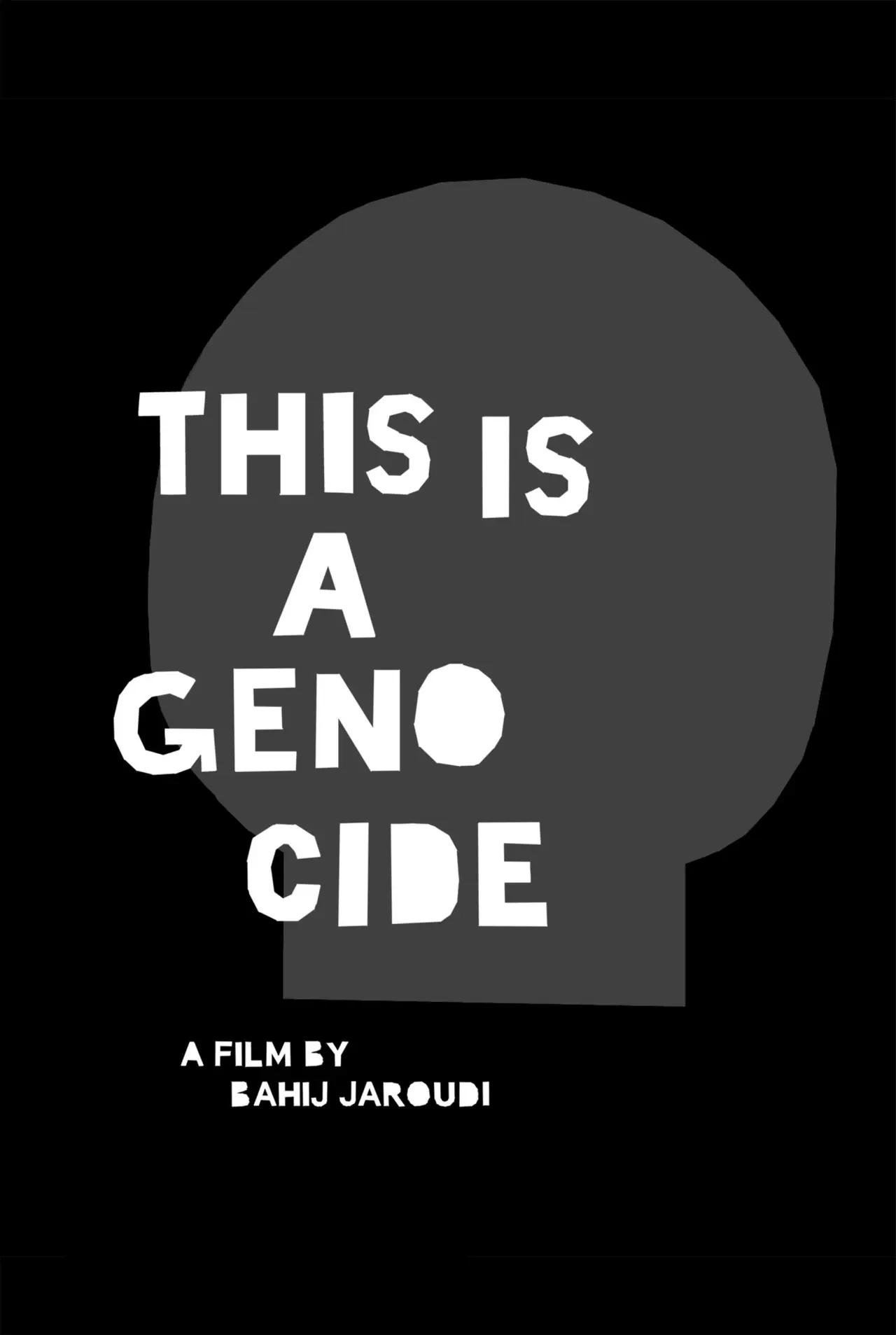 Movie poster "This is a Genocide"