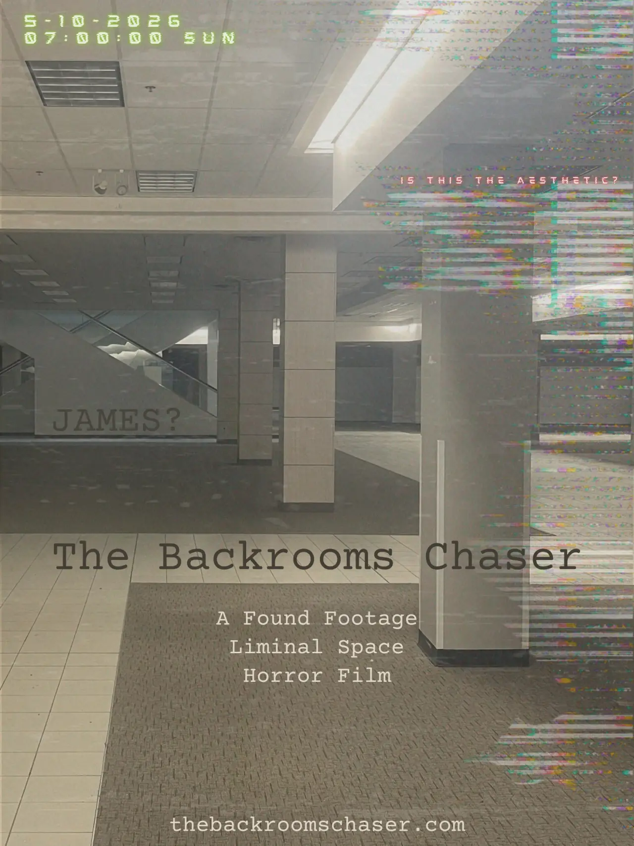 Movie poster "The Backrooms Chaser"