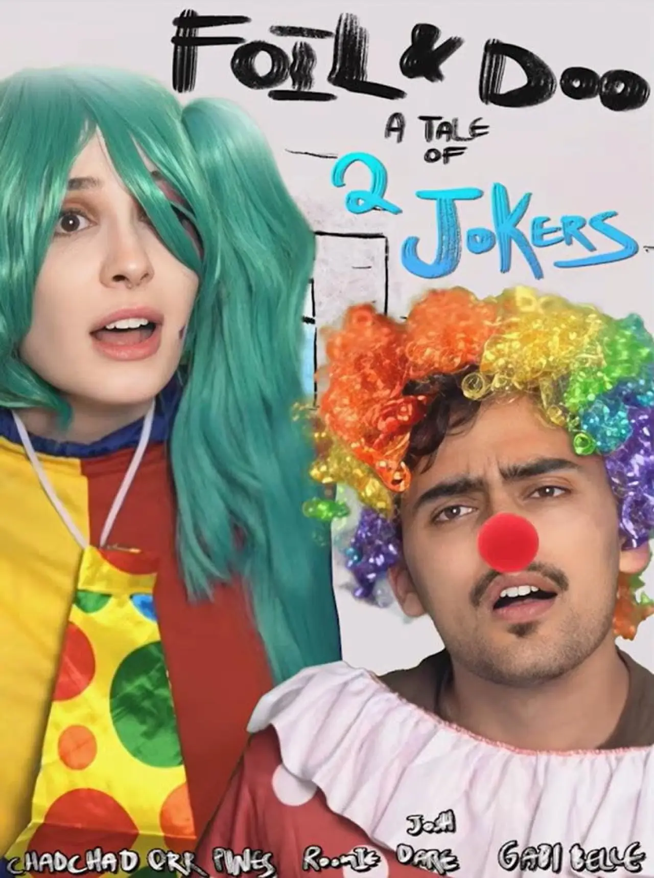 Movie poster "Foil and Doo: A Tale of Two Jokers"