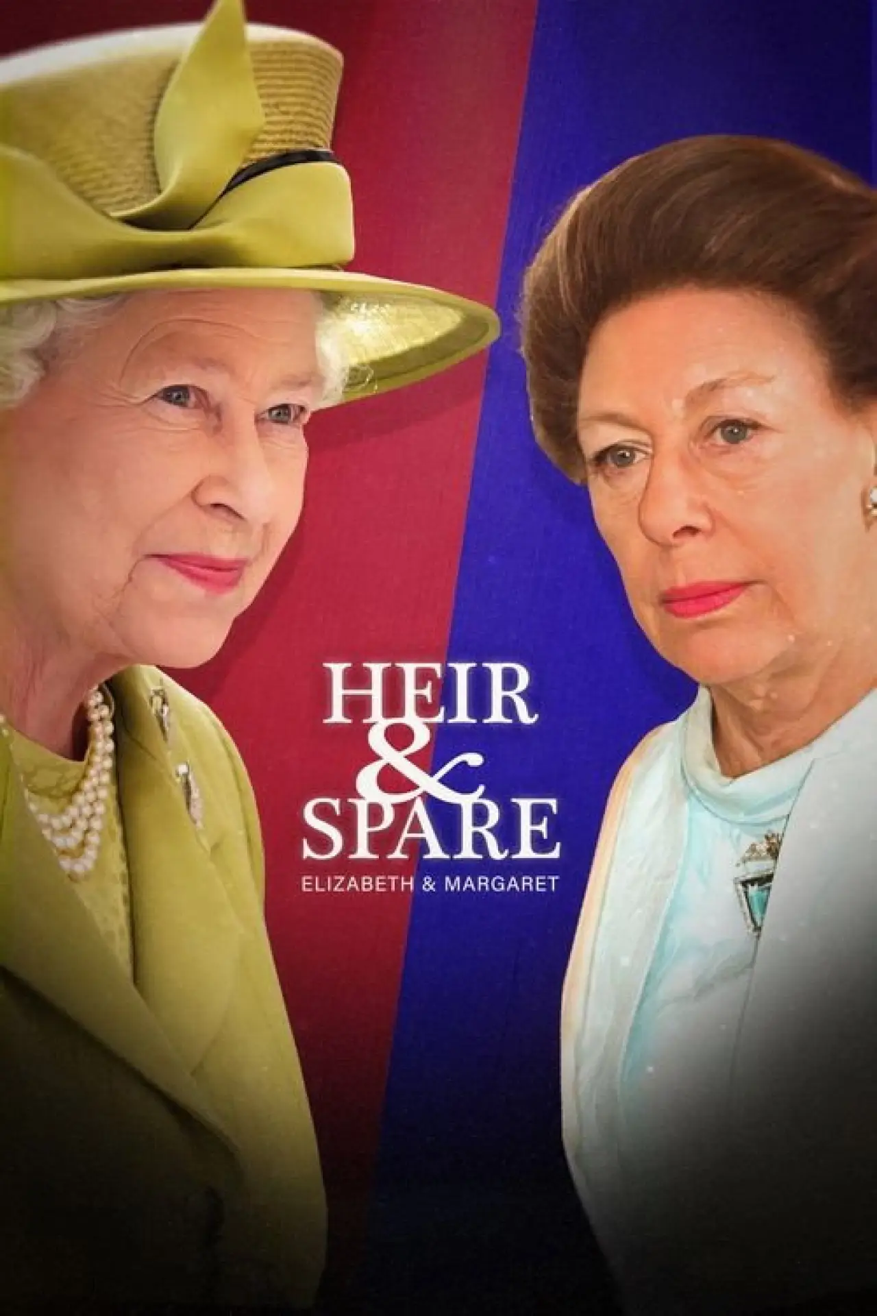 Movie poster "Heir & Spare: Elizabeth & Margaret"