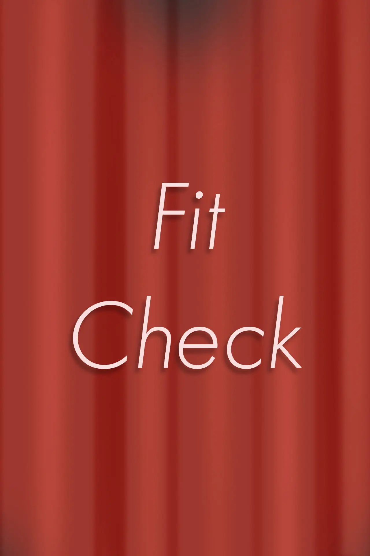 Movie poster "Fit Check"