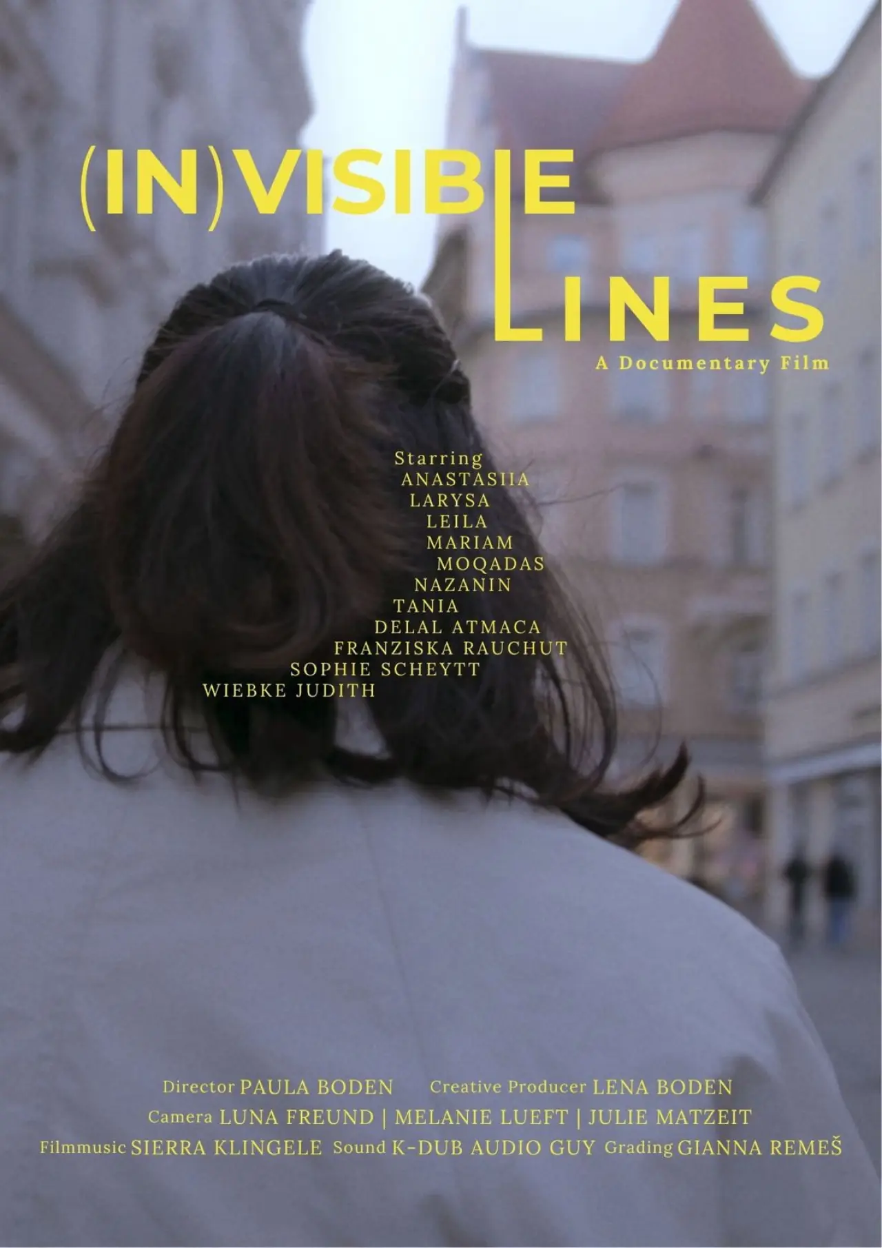 Movie poster "(IN)VISIBLE LINES"