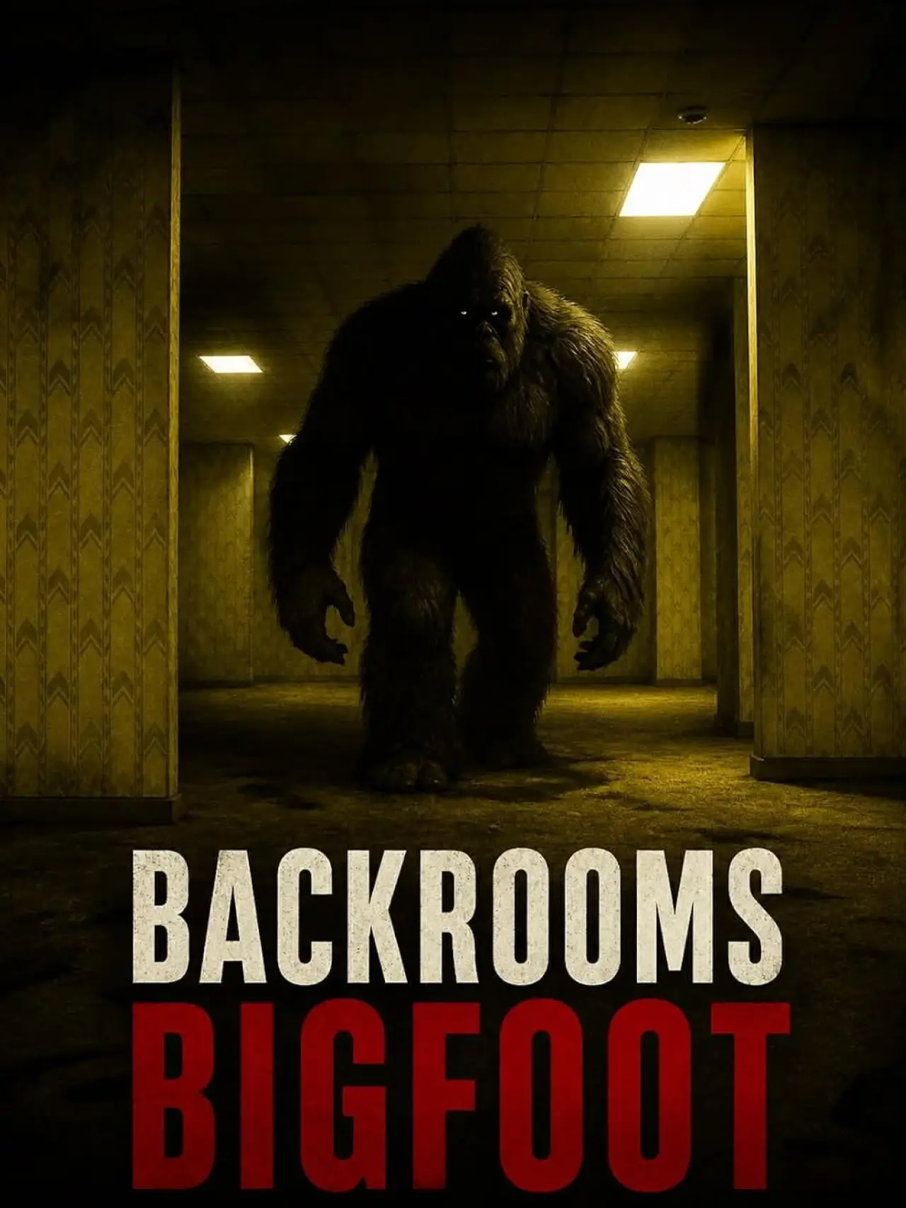 Movie poster "Backrooms Bigfoot"