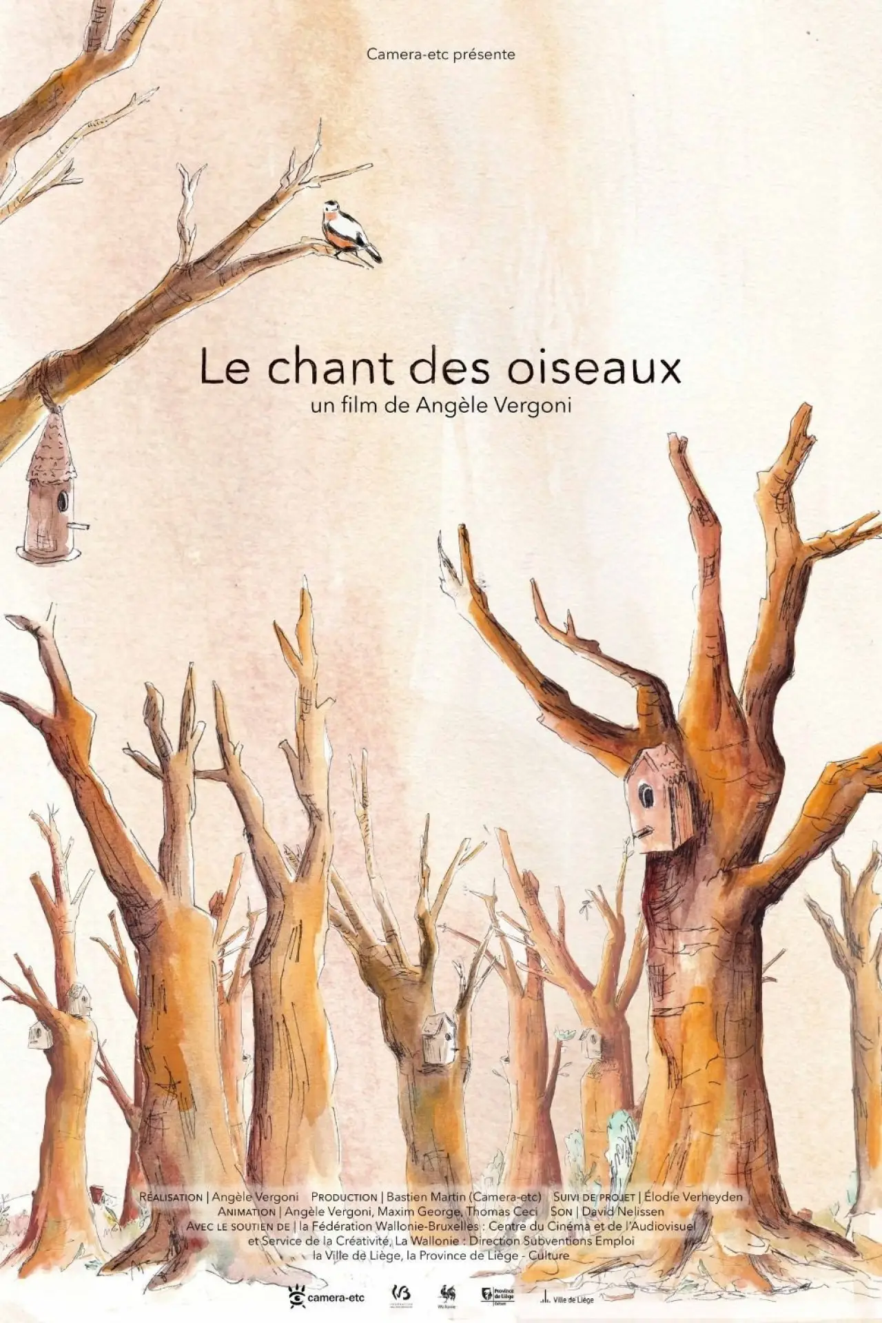 Movie poster "Le chant des oiseaux"