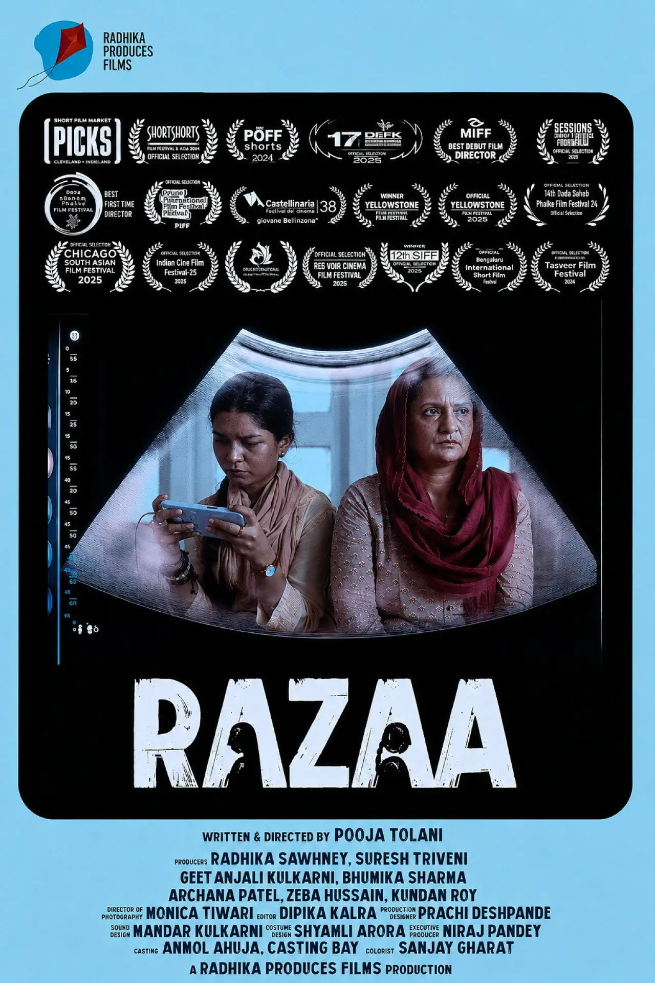 Movie poster "Razaa"