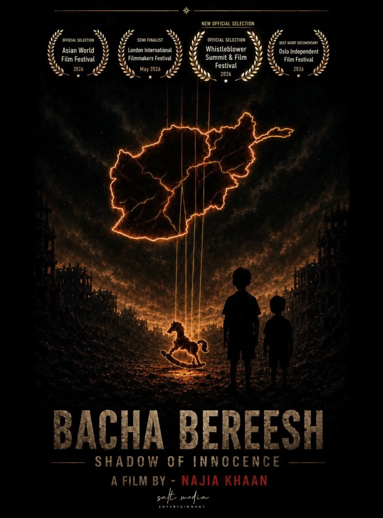 Movie poster "Bacha Bareesh"