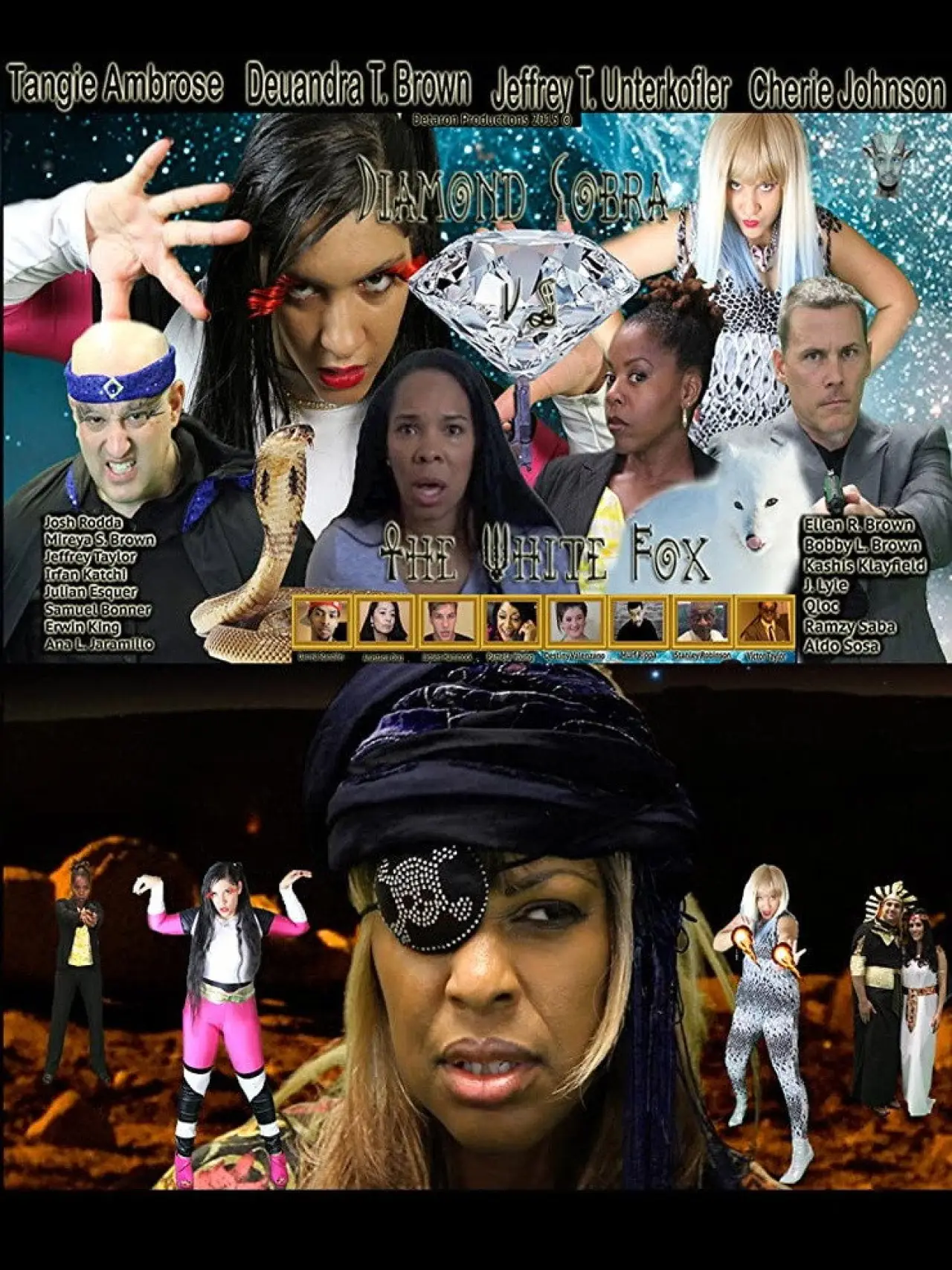 Movie poster "Diamond Cobra v the White Fox"