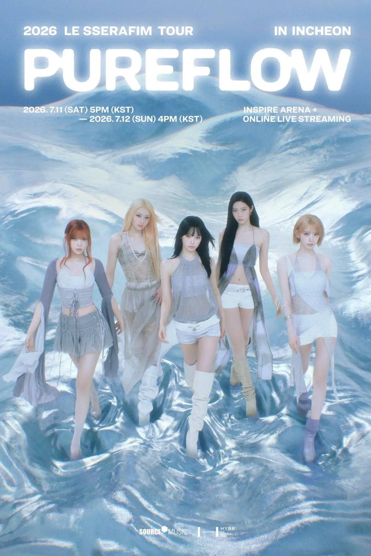 Movie poster "2026 LE SSERAFIM TOUR ‘PUREFLOW’ IN INCHEON"