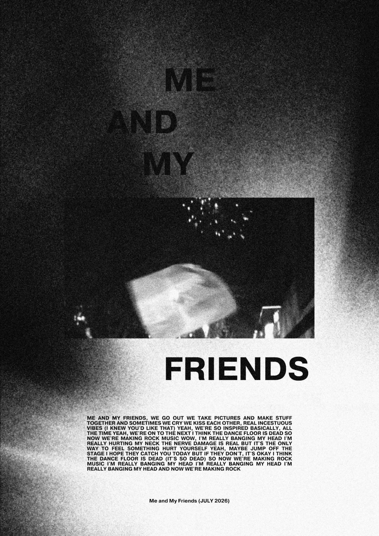 Movie poster "Me and My Friends"