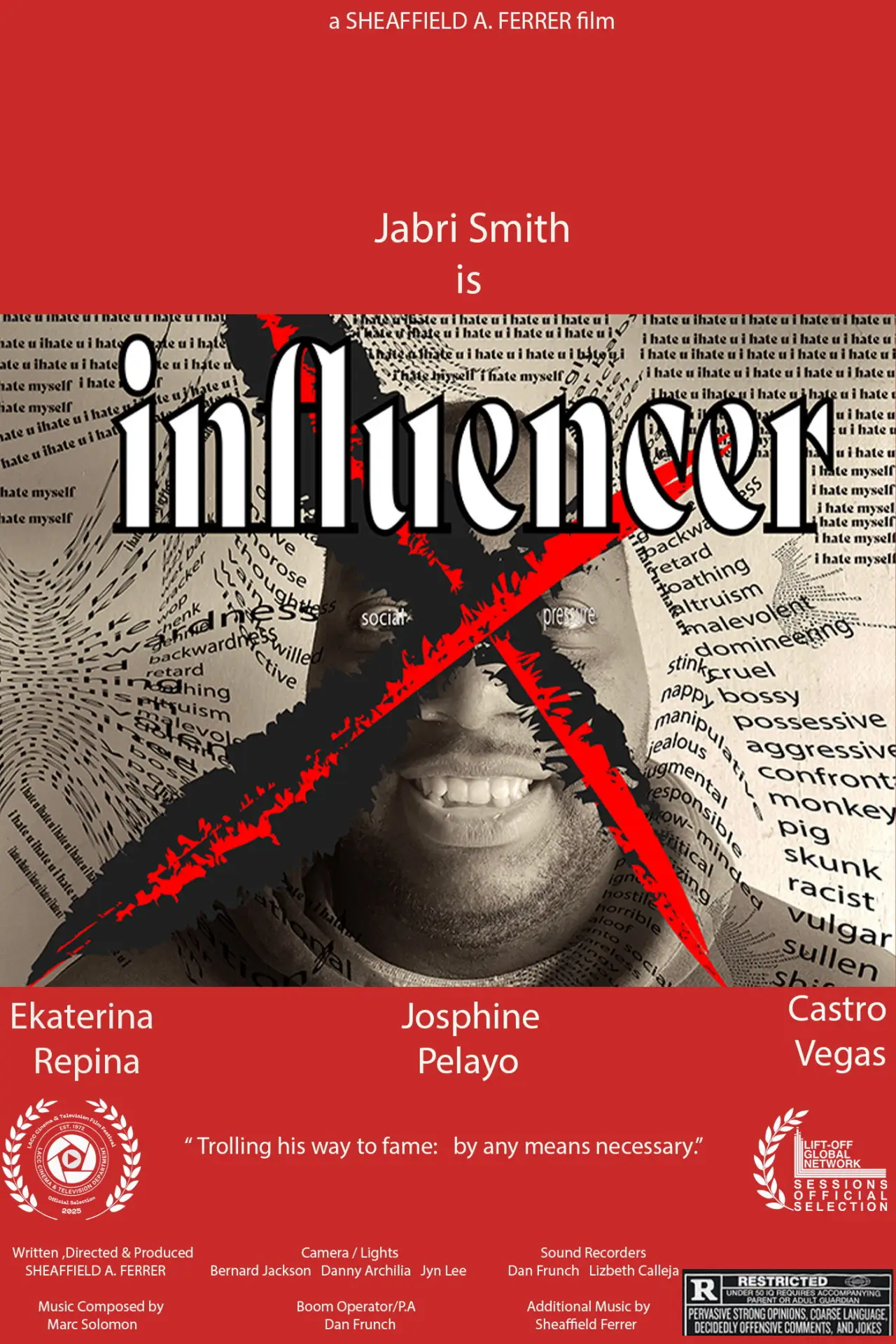Movie poster "Influencer X"