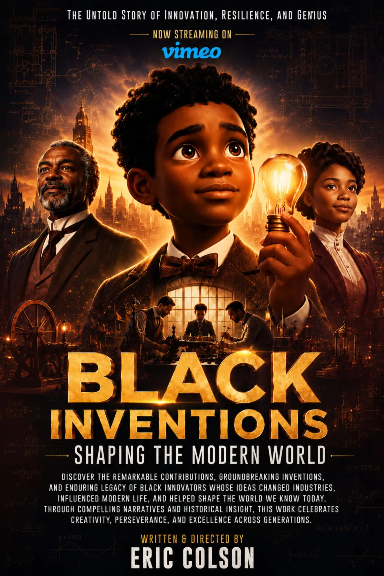 Movie poster "Black Inventions: Shaping the Modern World"