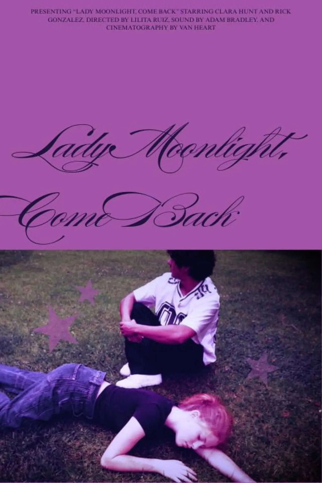 Movie poster "Lady Moonlight, Come Back"