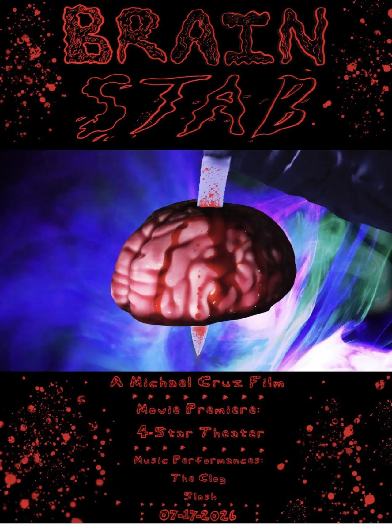 Movie poster "Brain Stab"