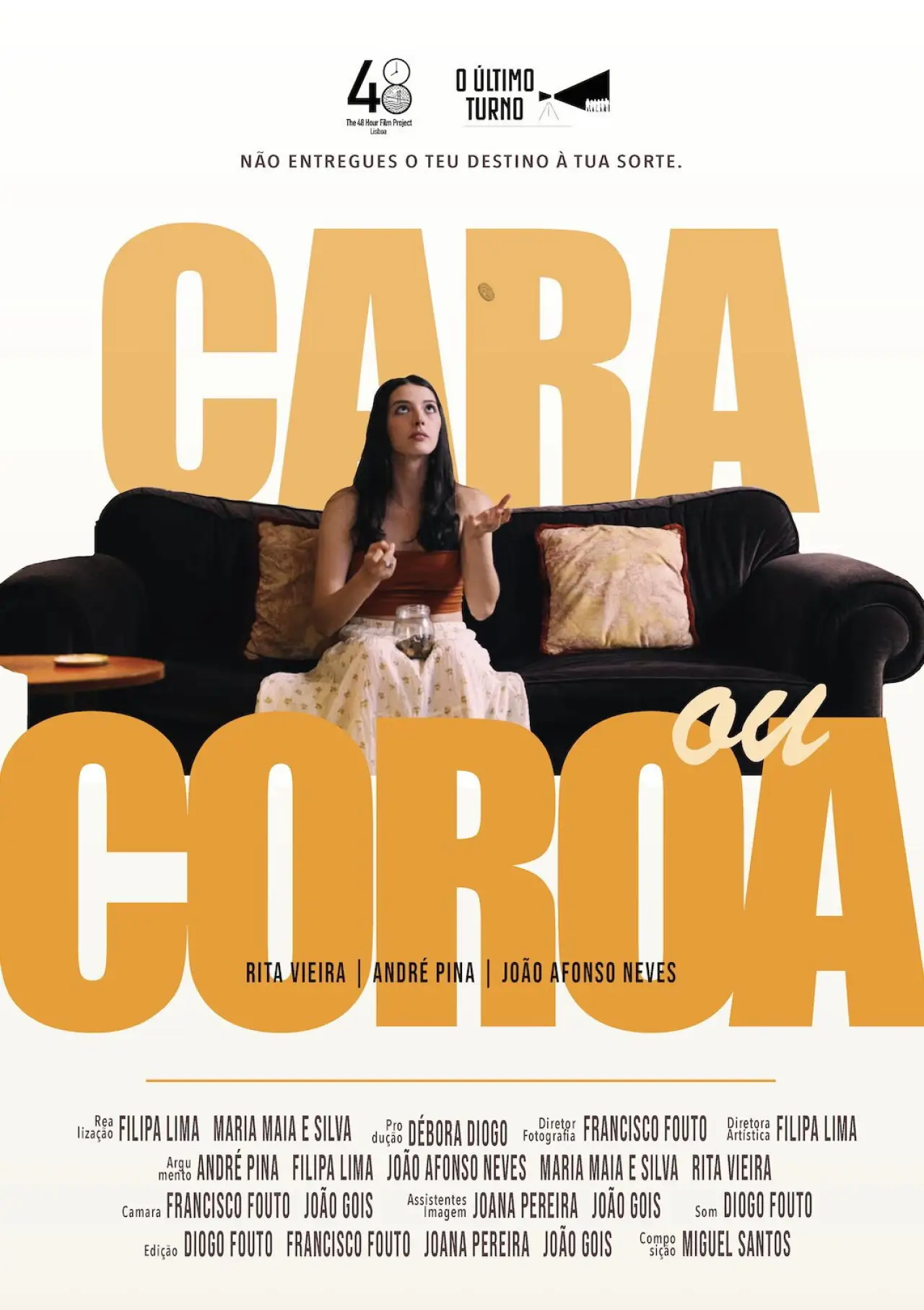 Movie poster "Cara ou Coroa"