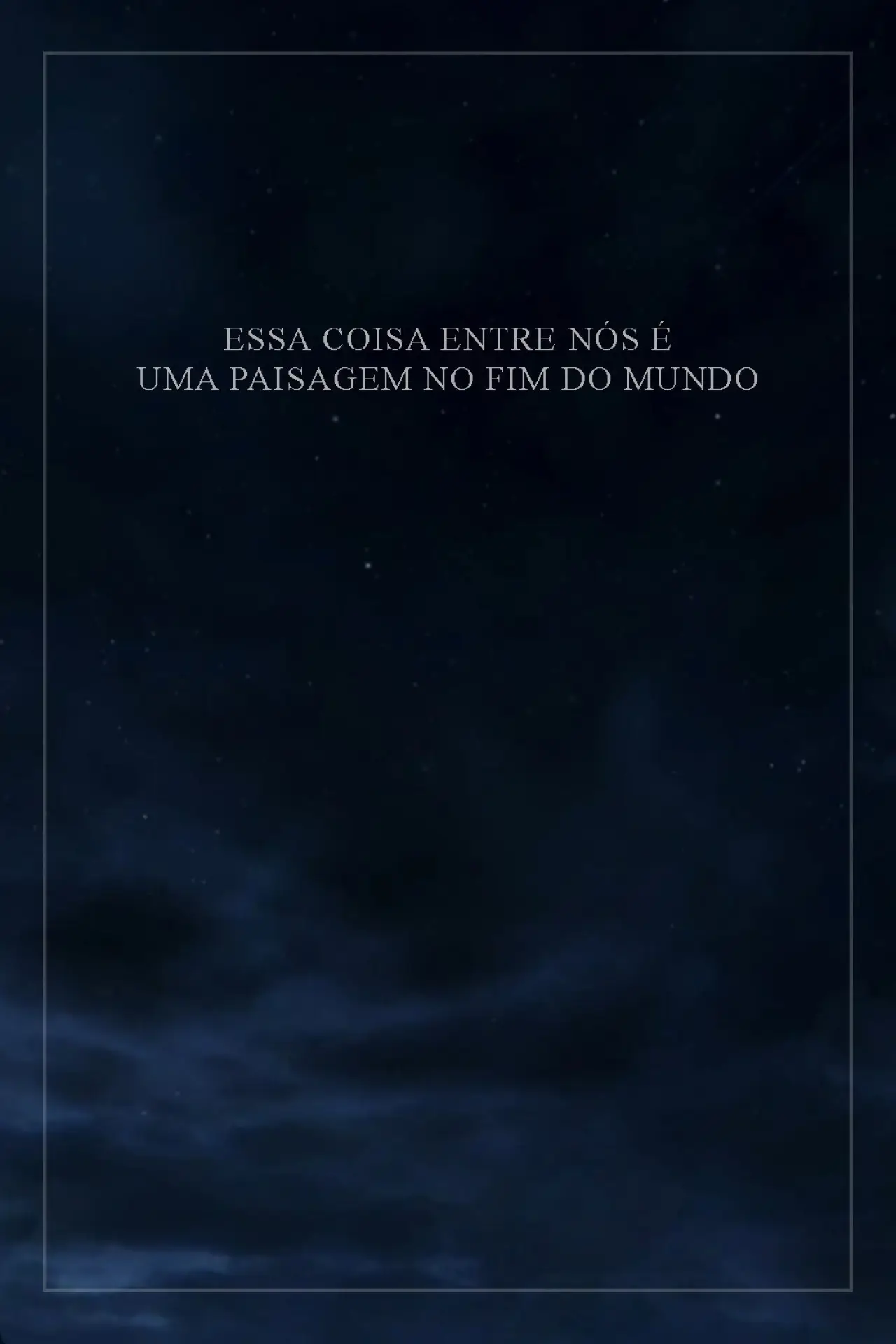 Movie poster "This Thing Between Us Is a Landscape at the End of the World"
