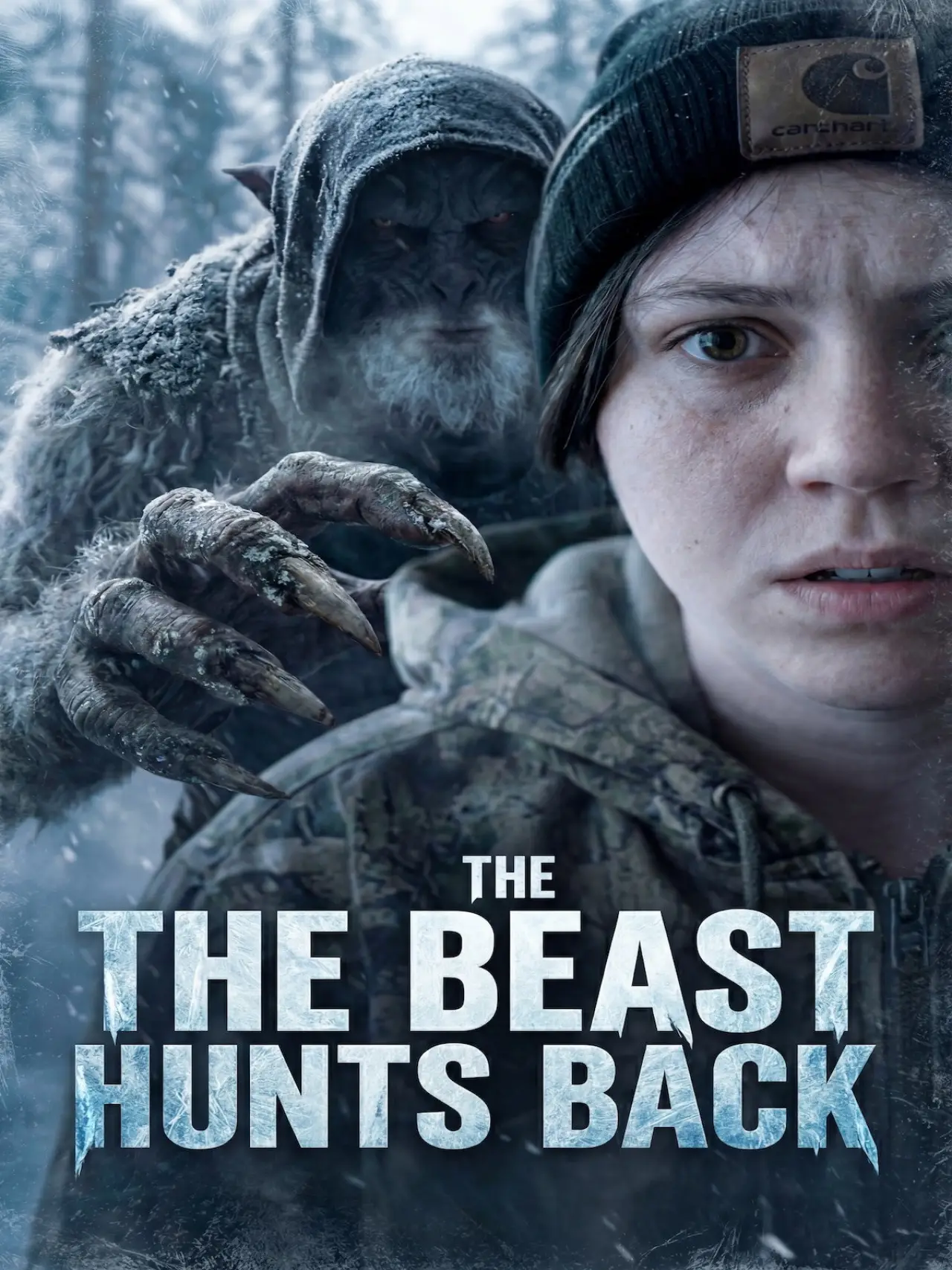 Movie poster "The Beast Hunts Back"