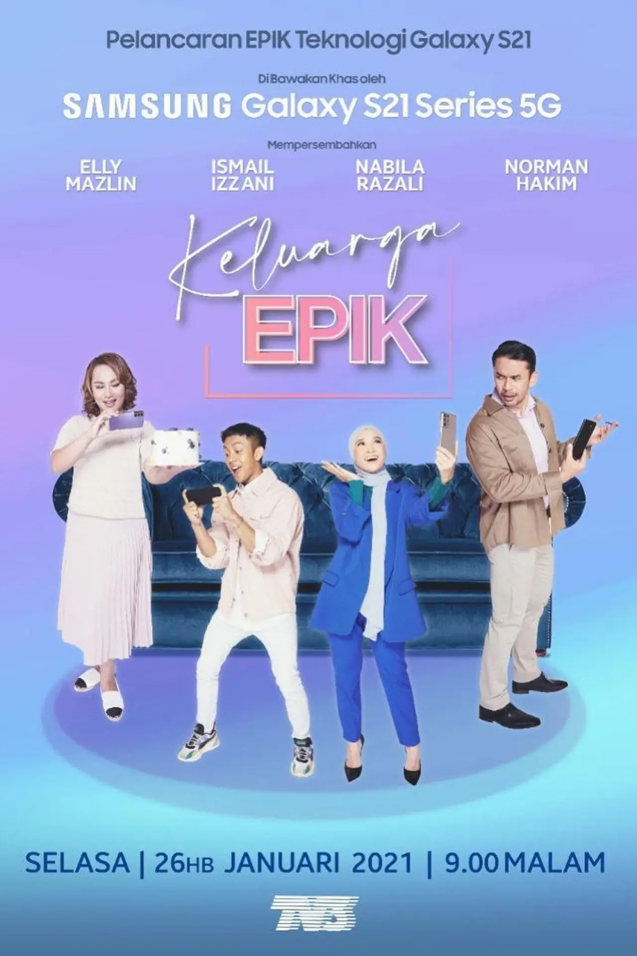 Movie poster "Keluarga Epik"