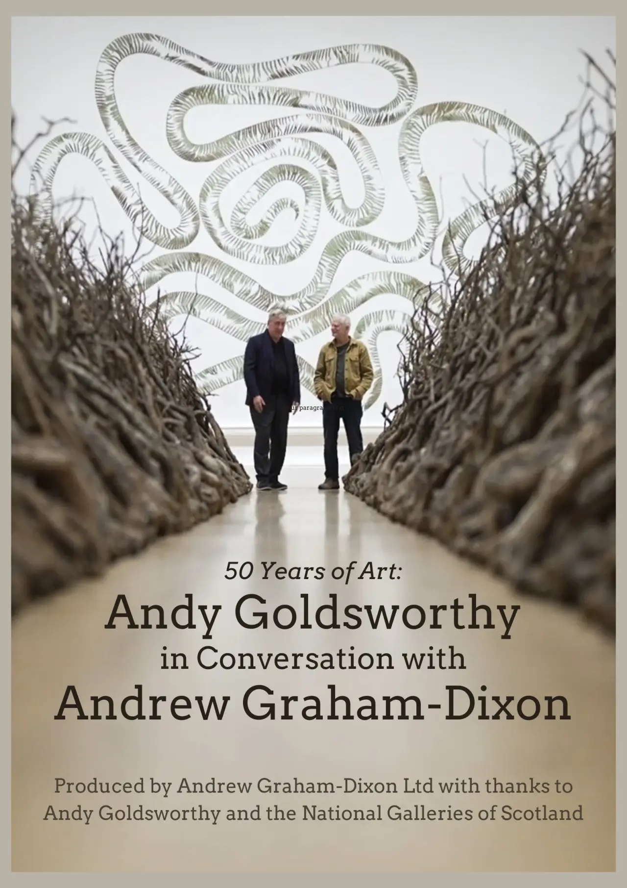 Movie poster "Andy Goldsworthy in Conversation with Andrew Graham-Dixon"