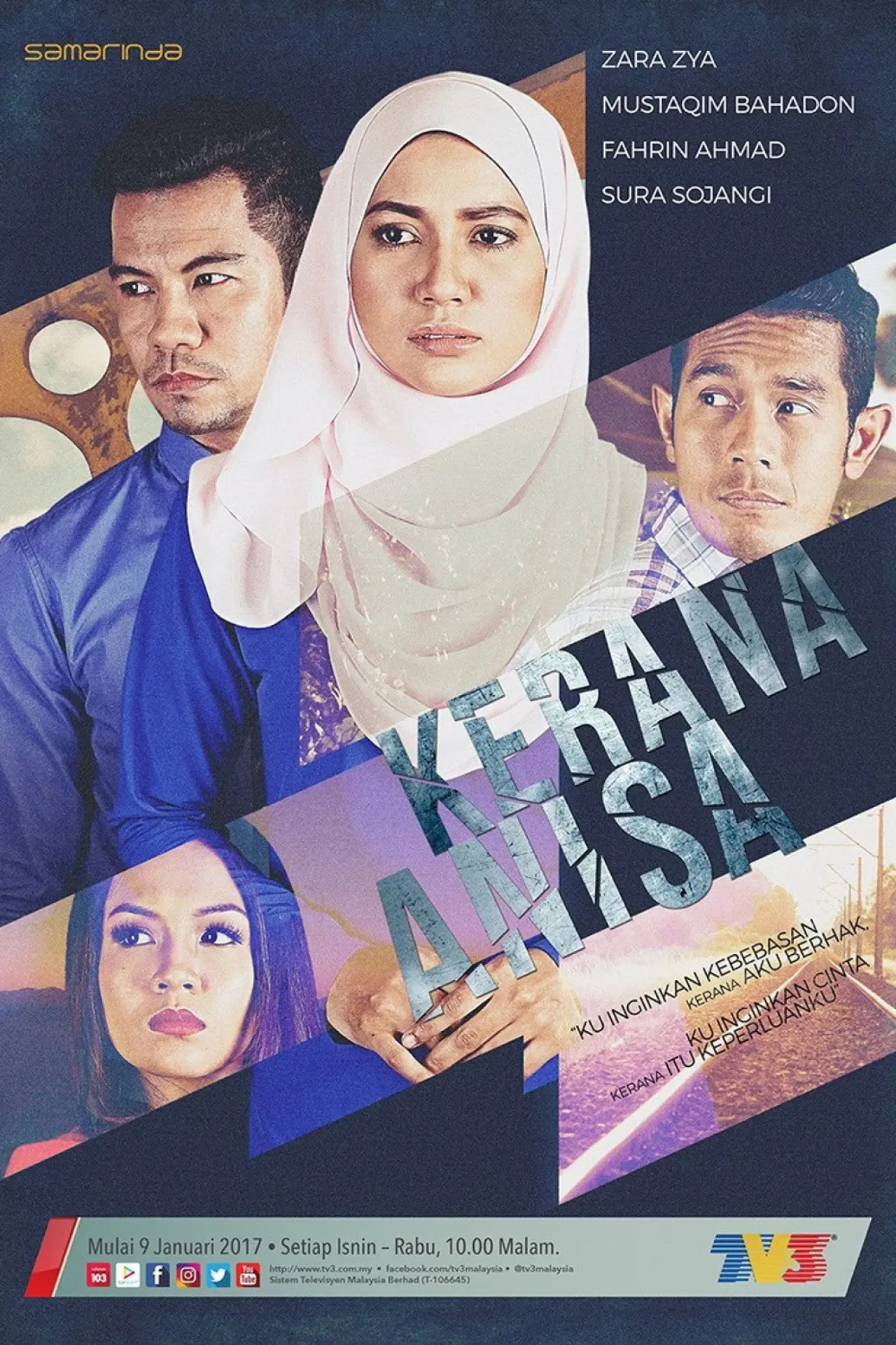 Movie poster "Kerana Anisa"