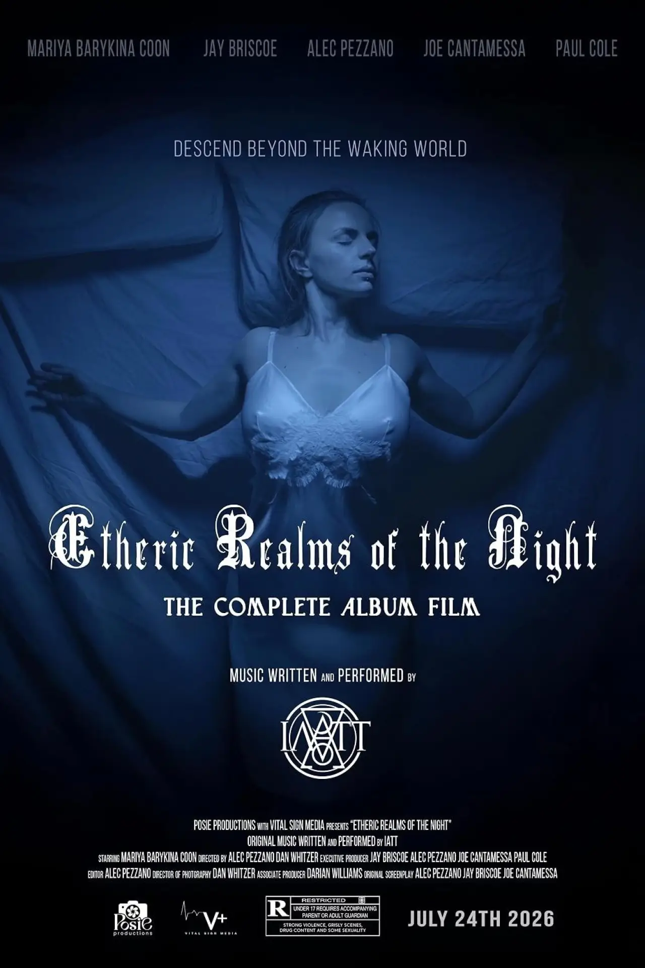 Movie poster "Etheric Realms of the Night (The Complete Album Film)"