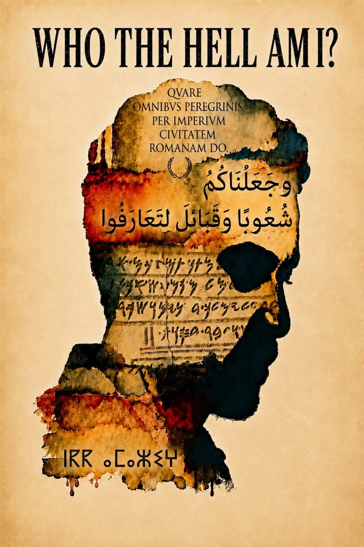 Movie poster "Who the hell am I?"