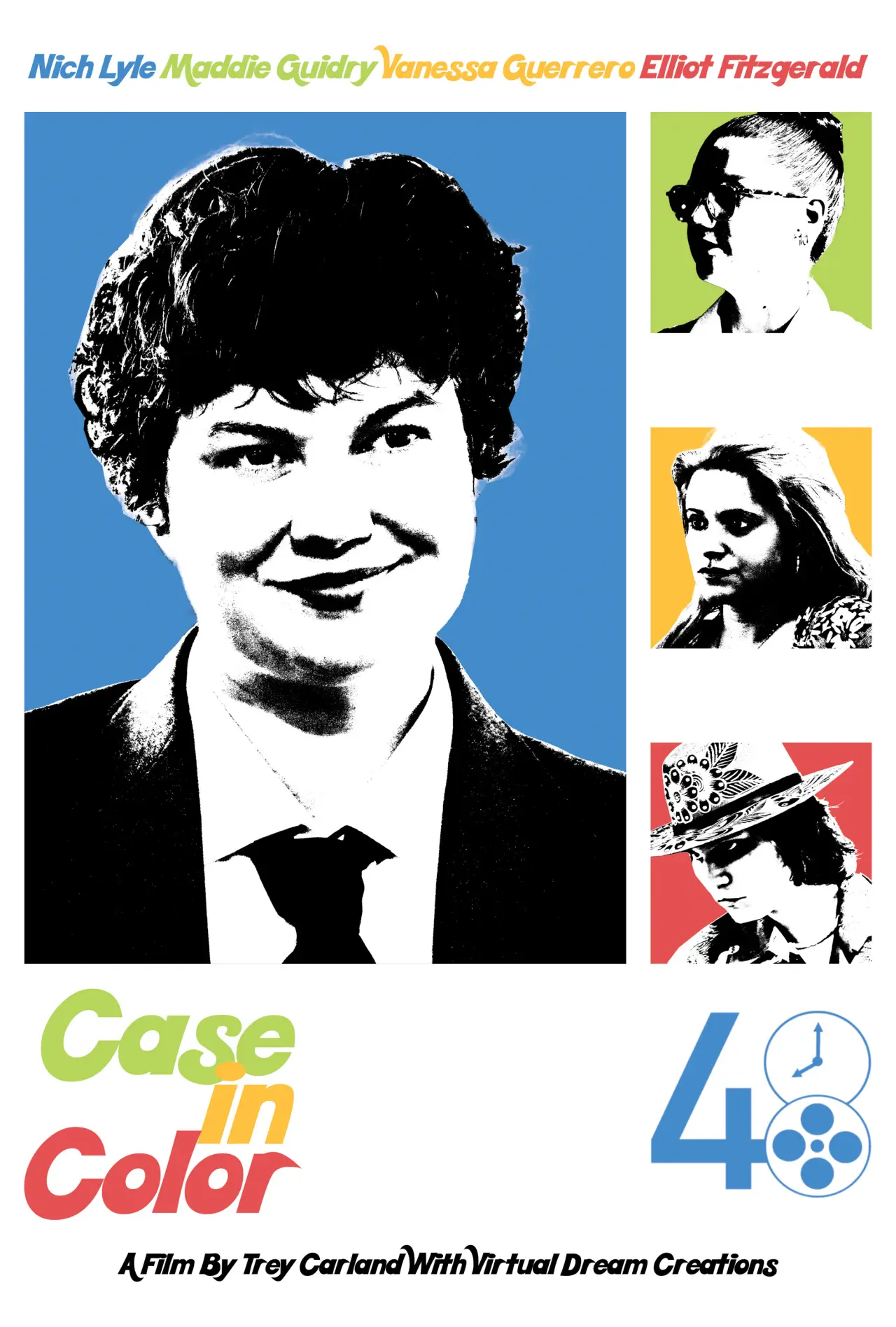 Movie poster "A Case in Color"
