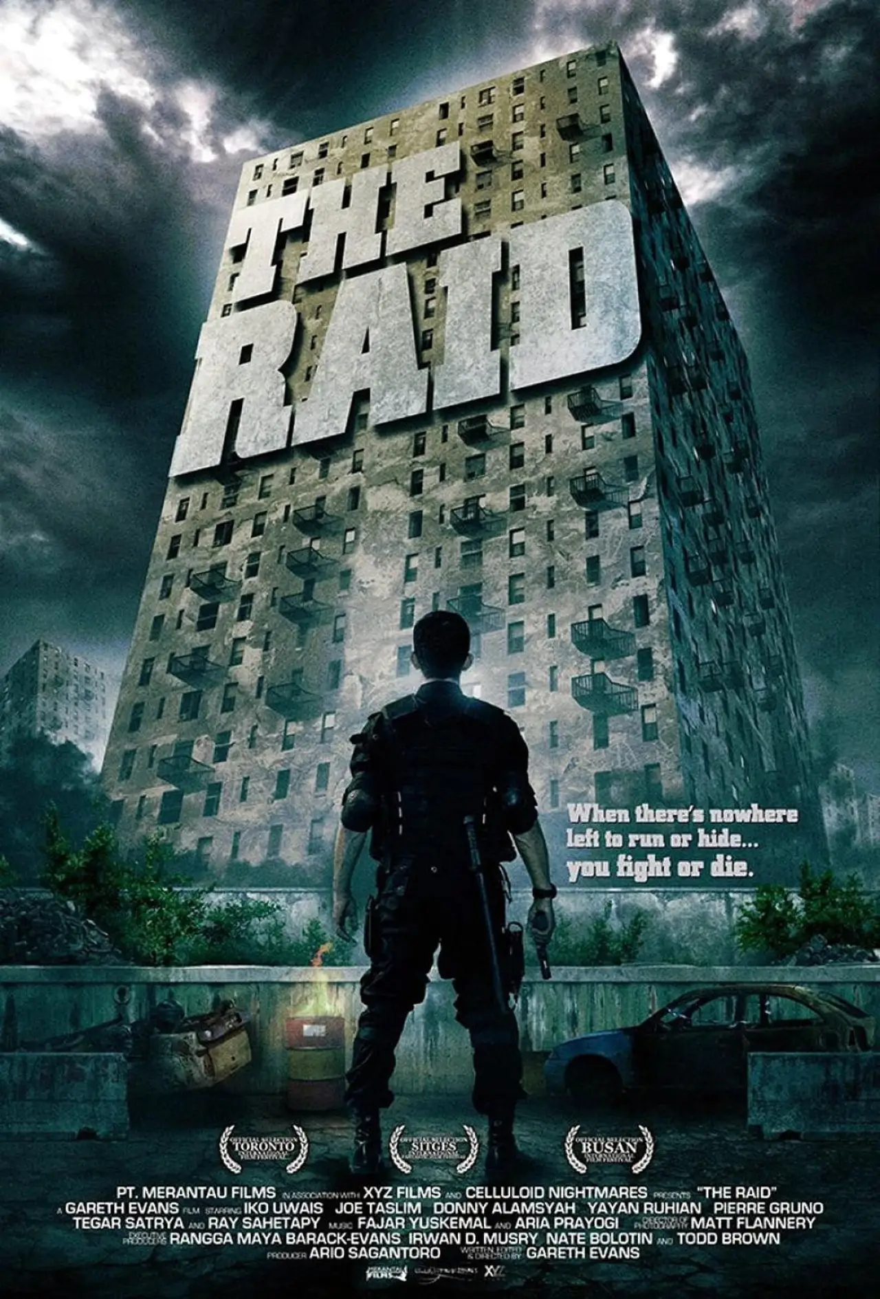 Movie poster "The Raid"