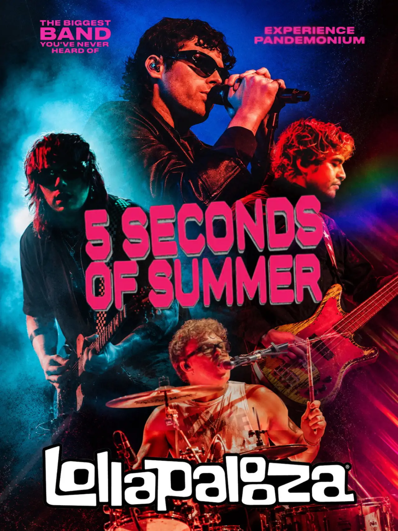 Movie poster "5SOS: Live at Lollapalooza"