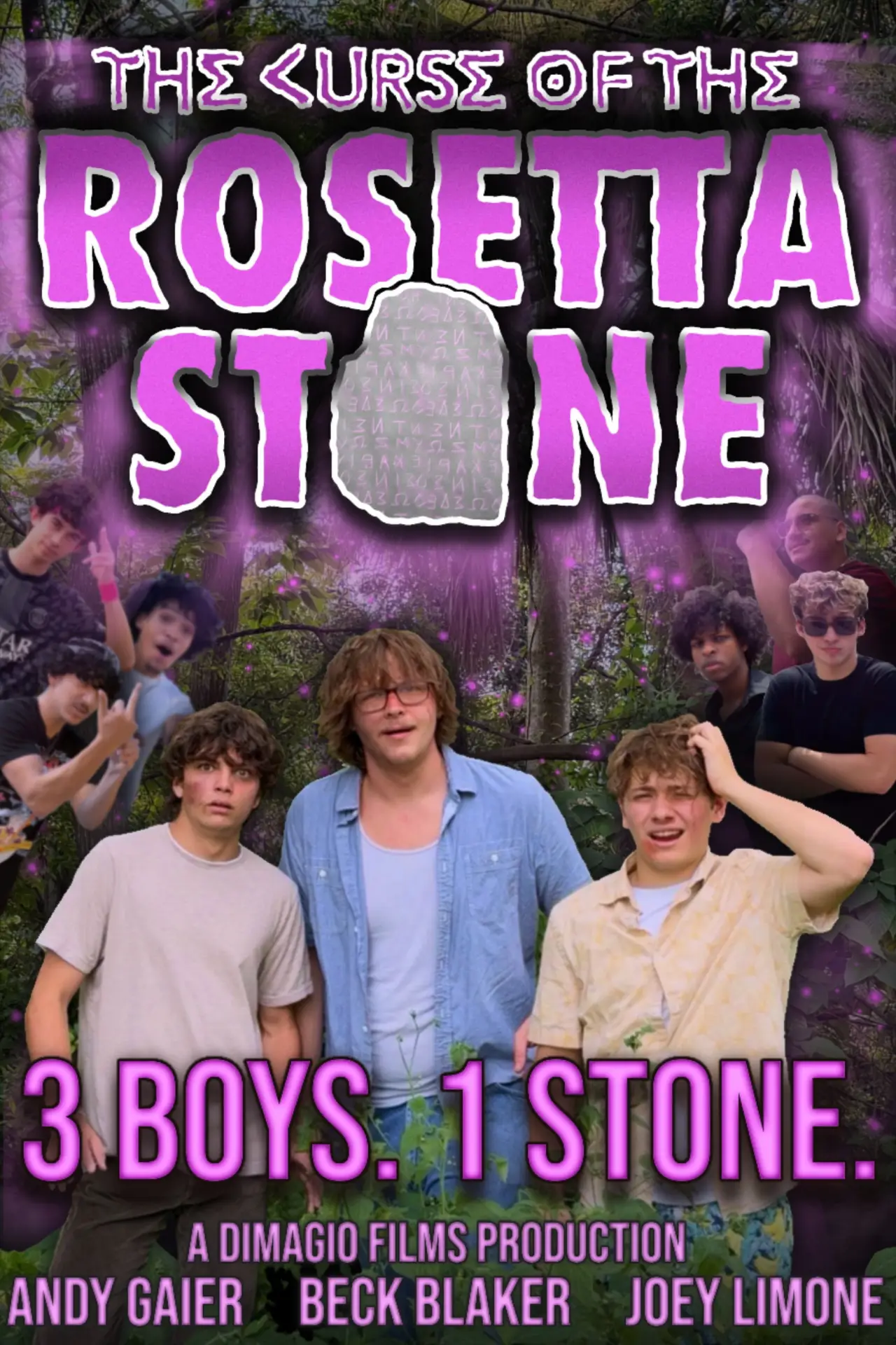 Movie poster "The Curse of the Rosetta Stone"