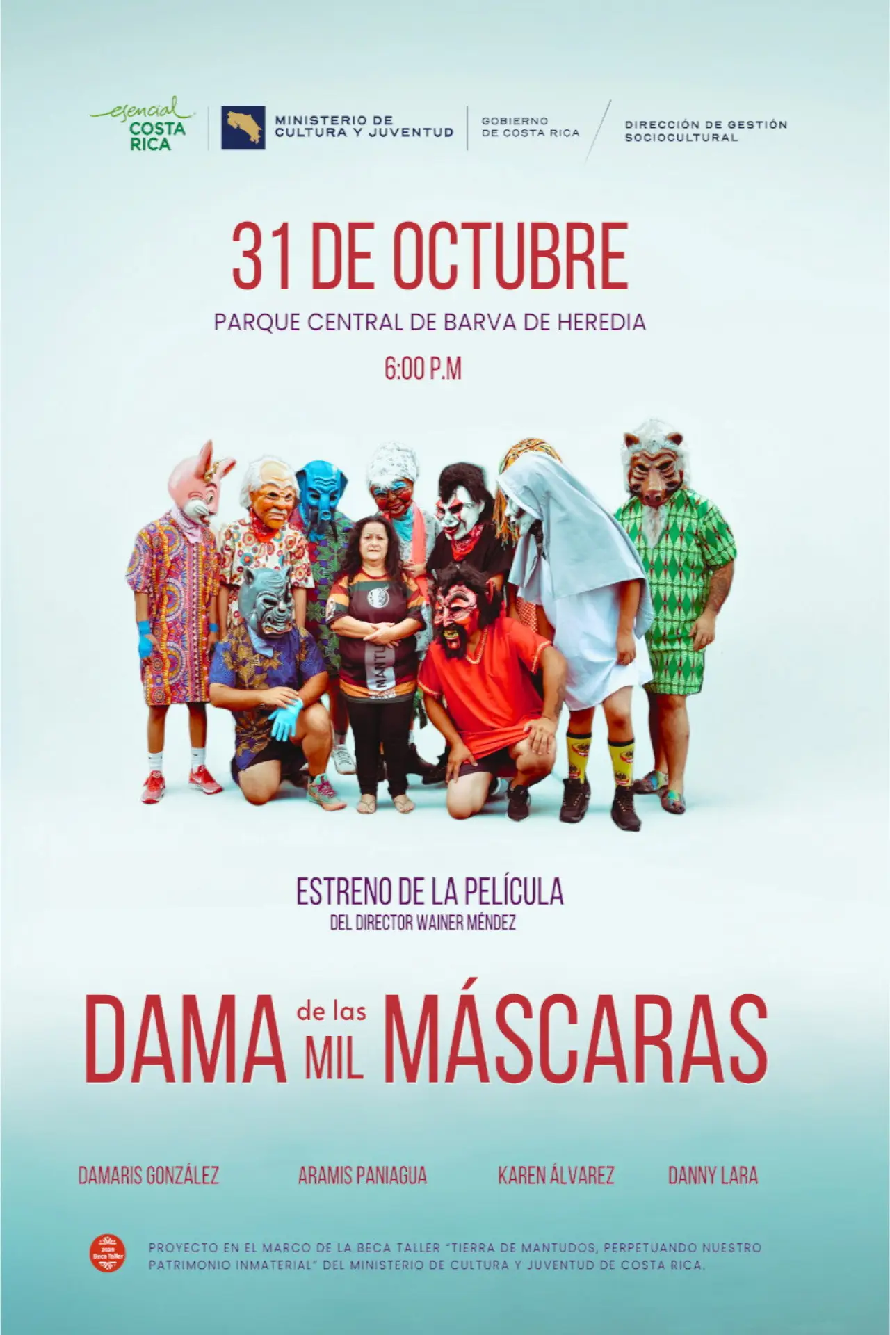 Movie poster "Dama de las Mil Máscaras"