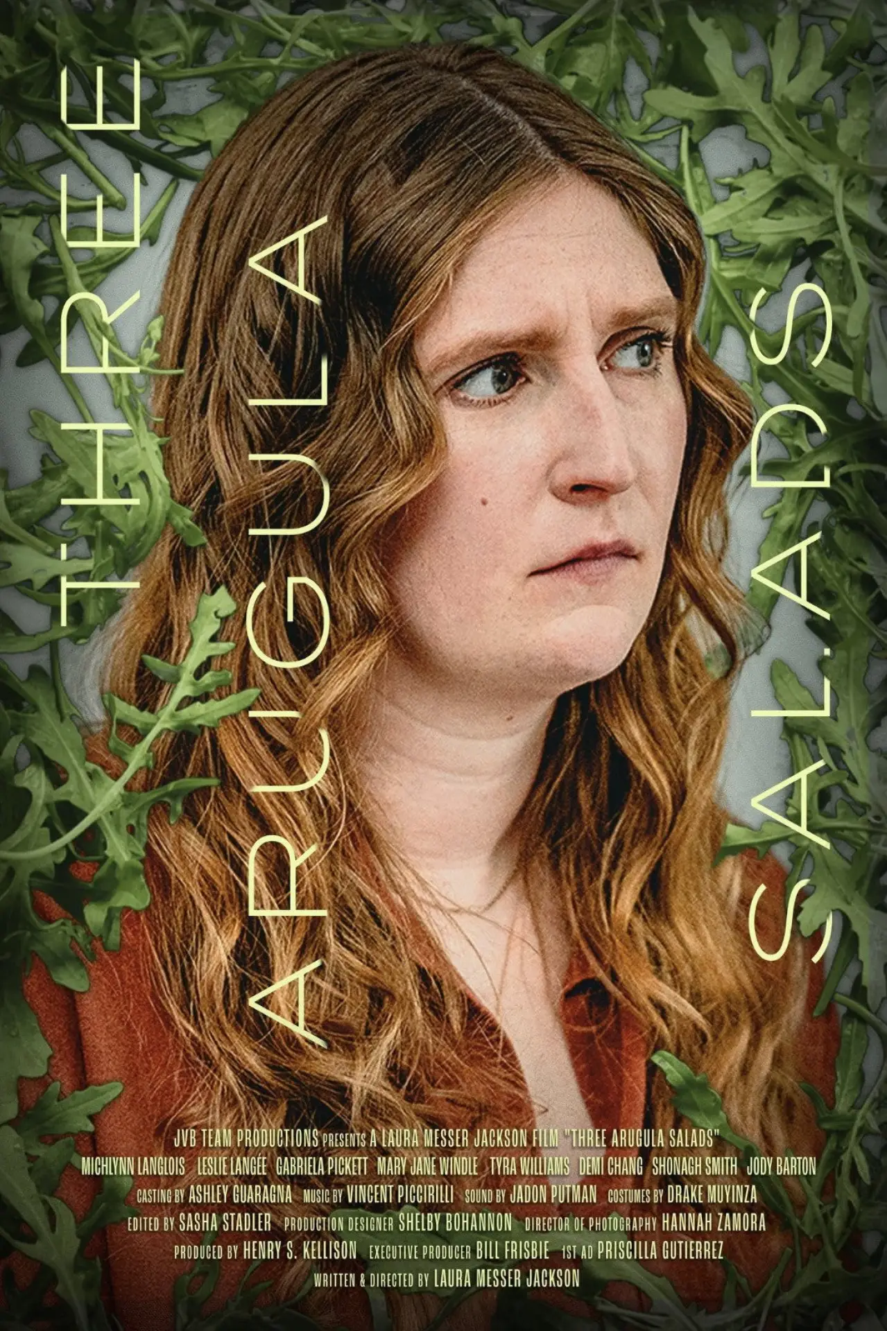 Movie poster "Three Arugula Salads"
