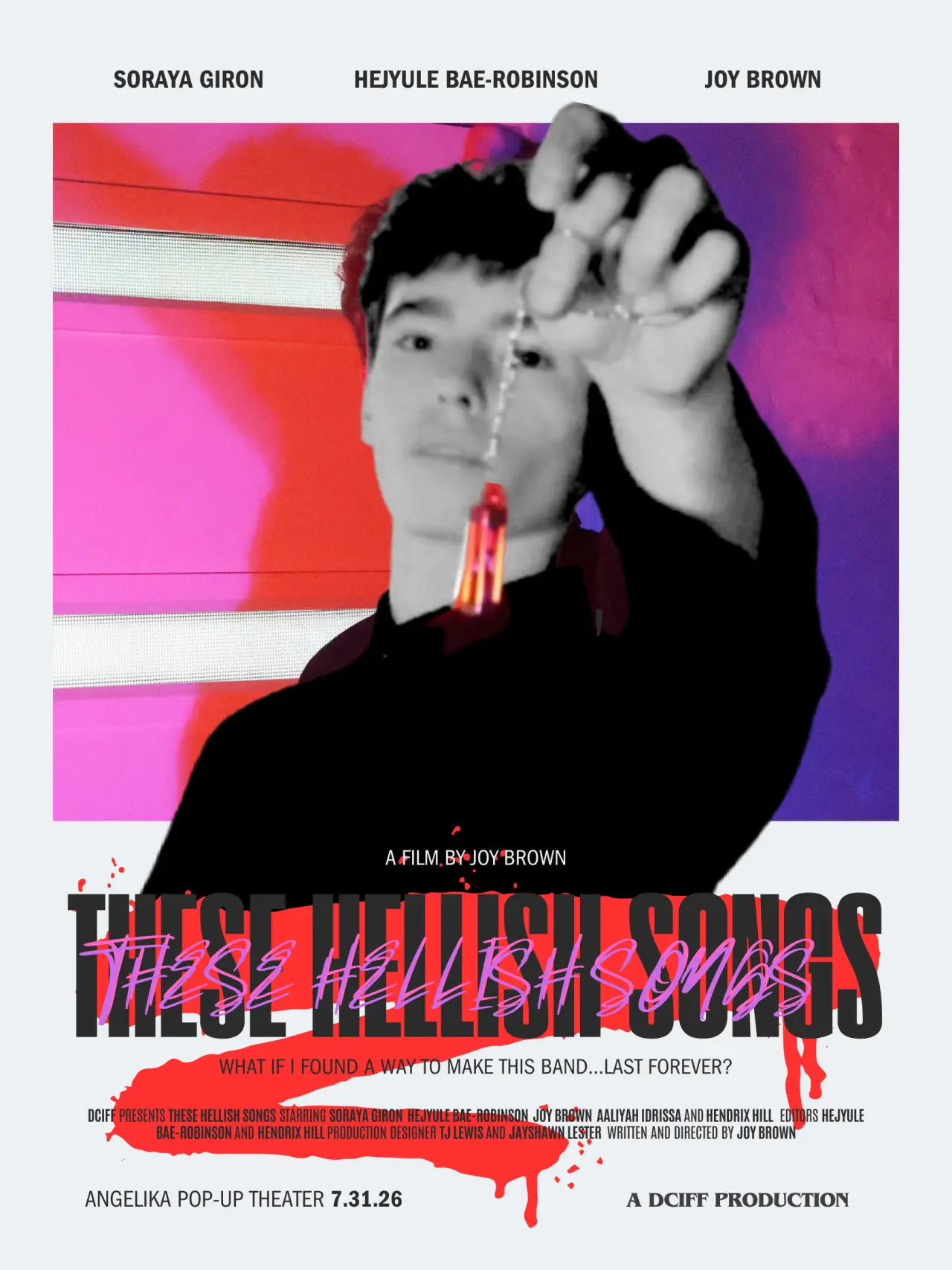 Movie poster "These Hellish Songs"