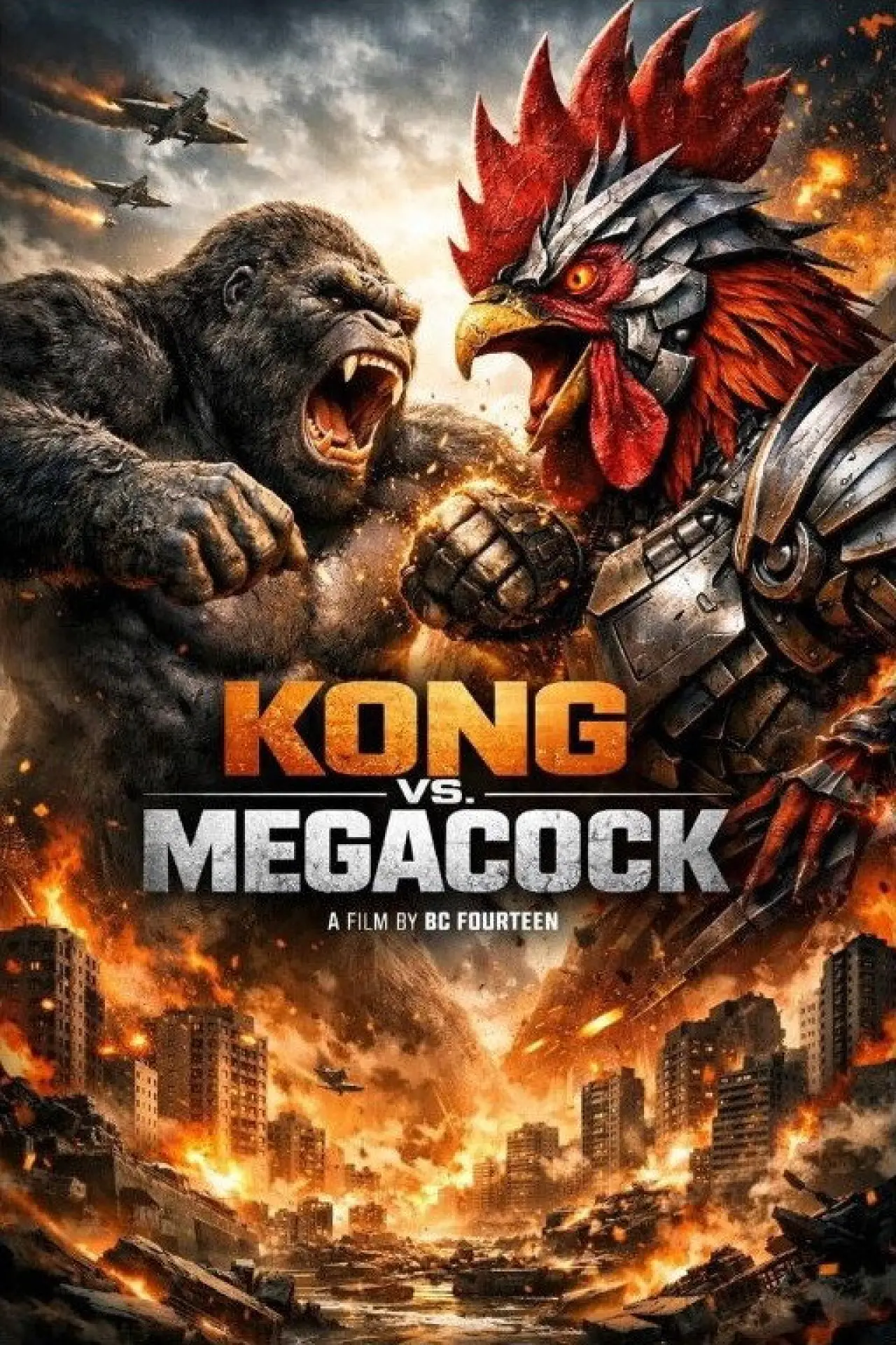 Movie poster "Kong vs. Megacock"