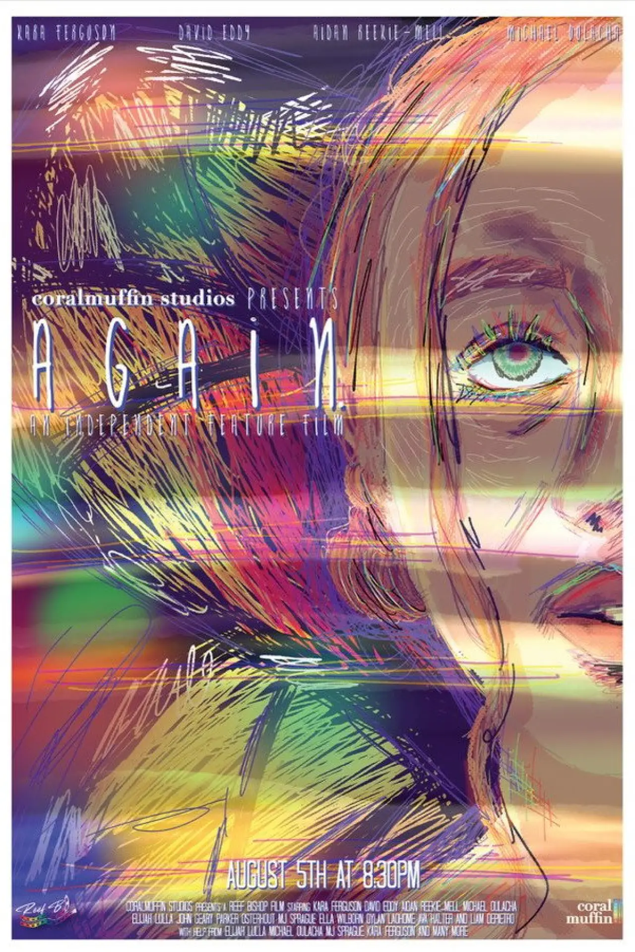 Movie poster "AGAIN"