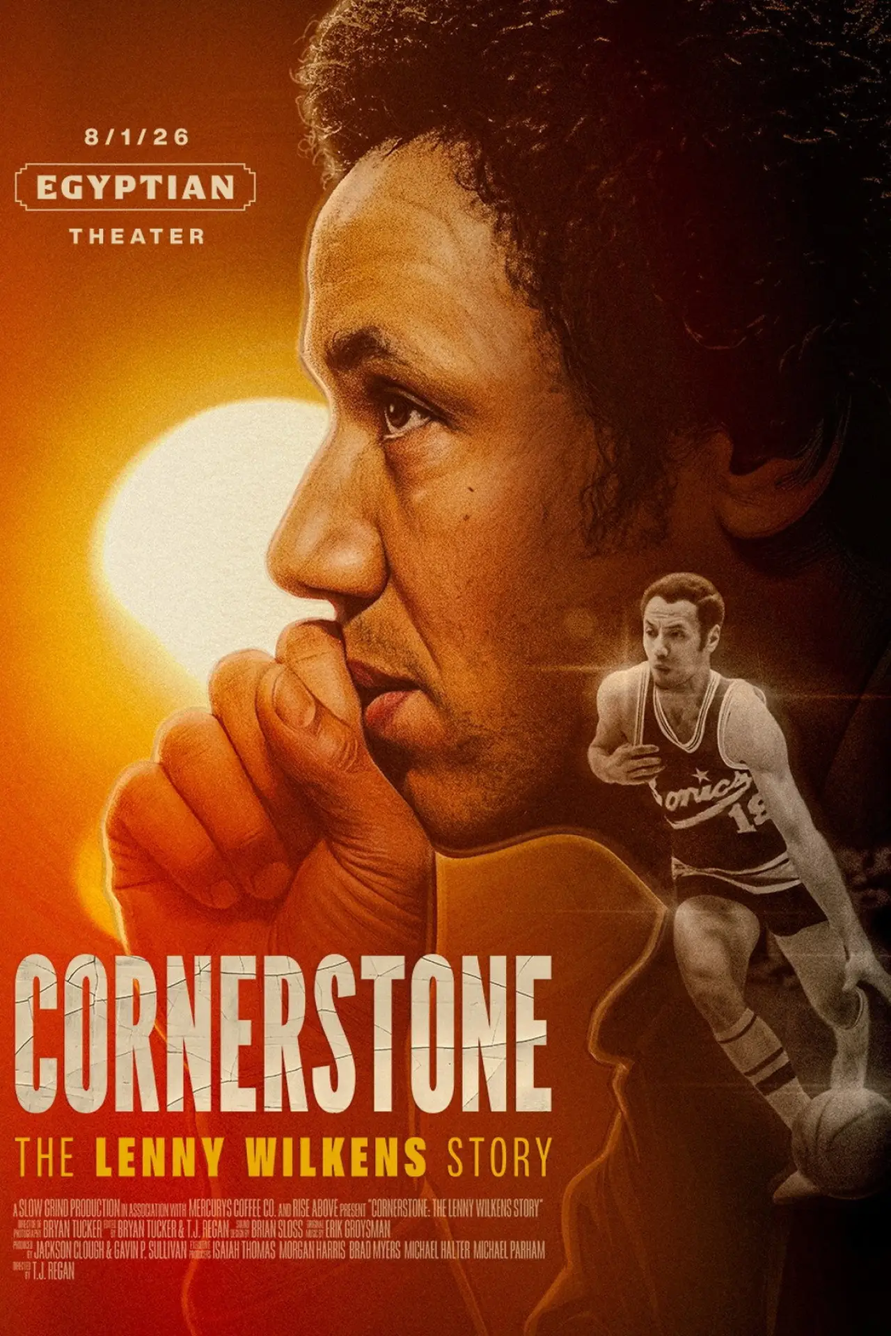 Movie poster "Cornerstone: The Lenny Wilkens Story"