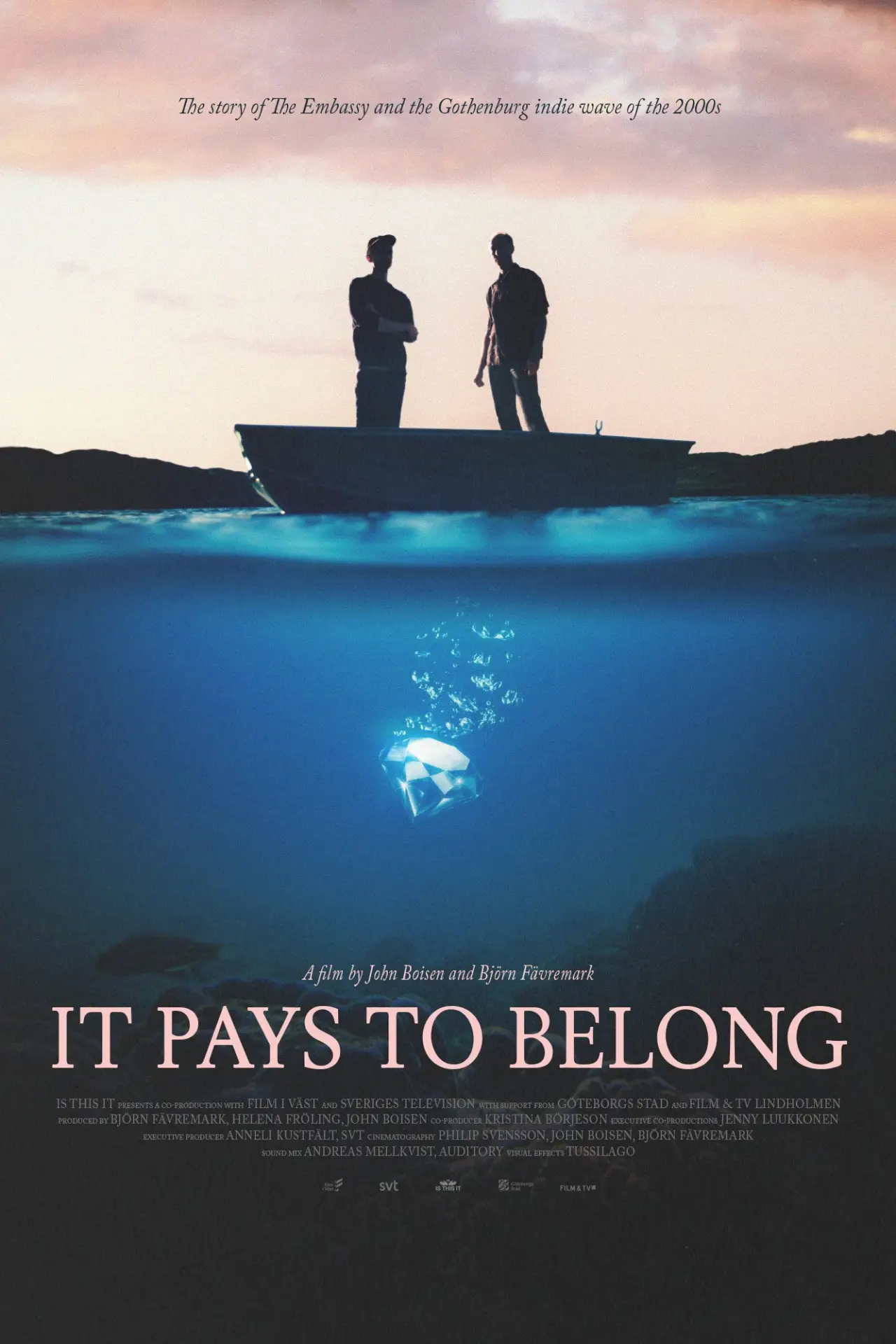Movie poster "It Pays to Belong"