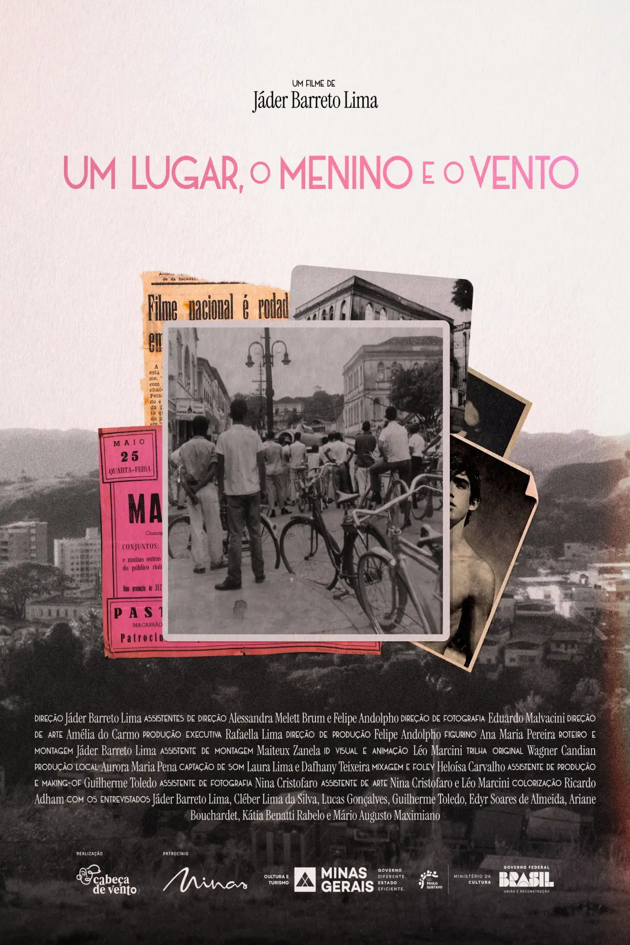 Movie poster "Um Lugar, o Menino e o Vento"