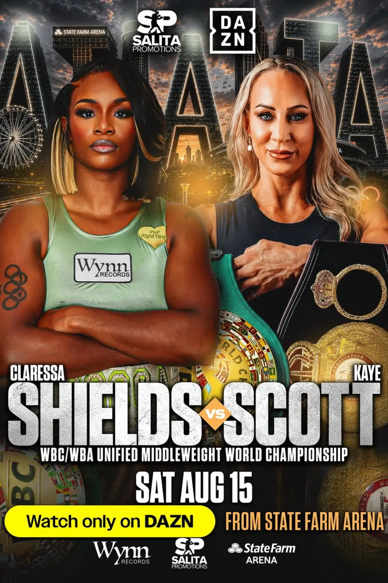 Movie poster "Claressa Shields vs. Kaye Scott"