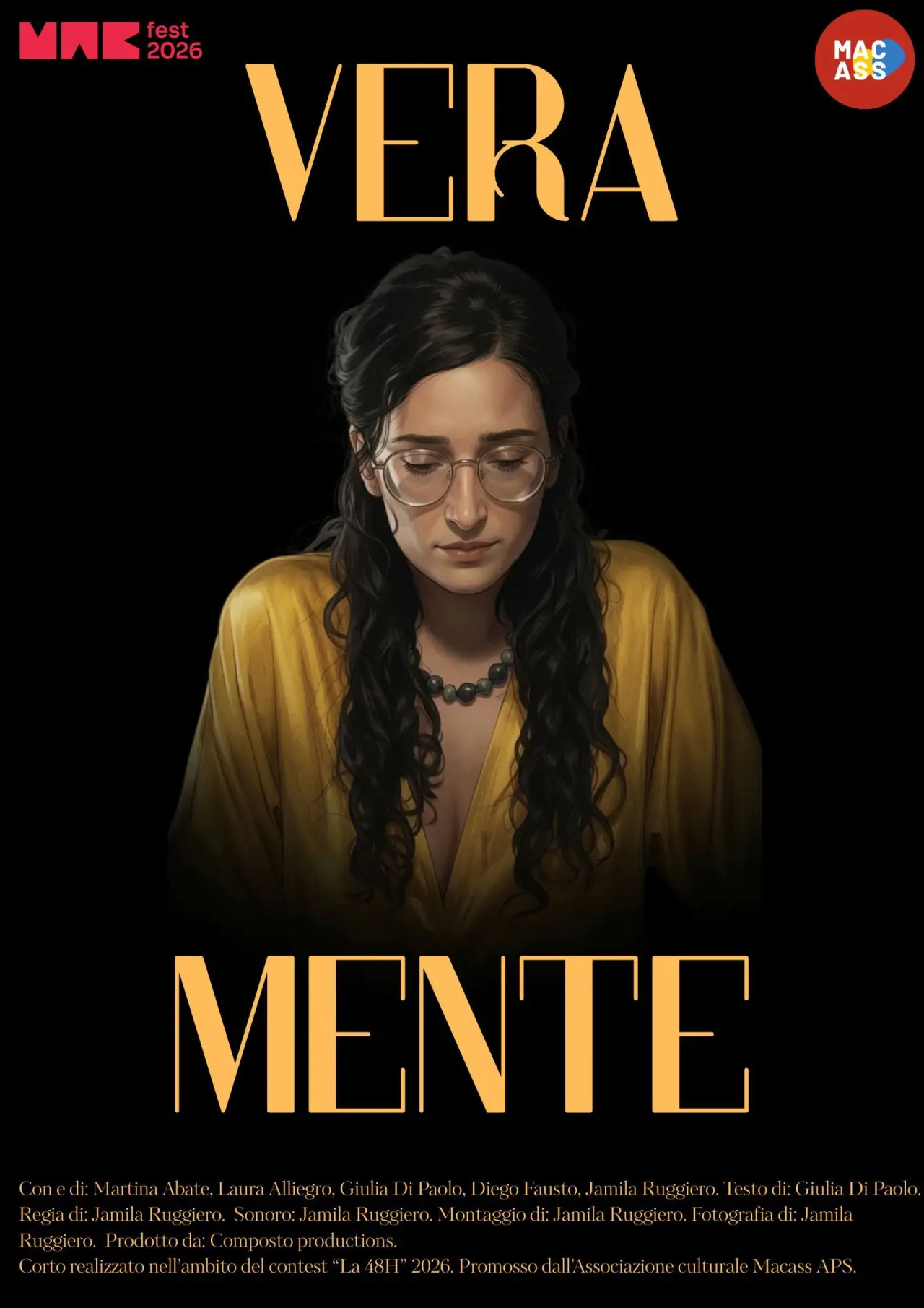Movie poster "Veramente"