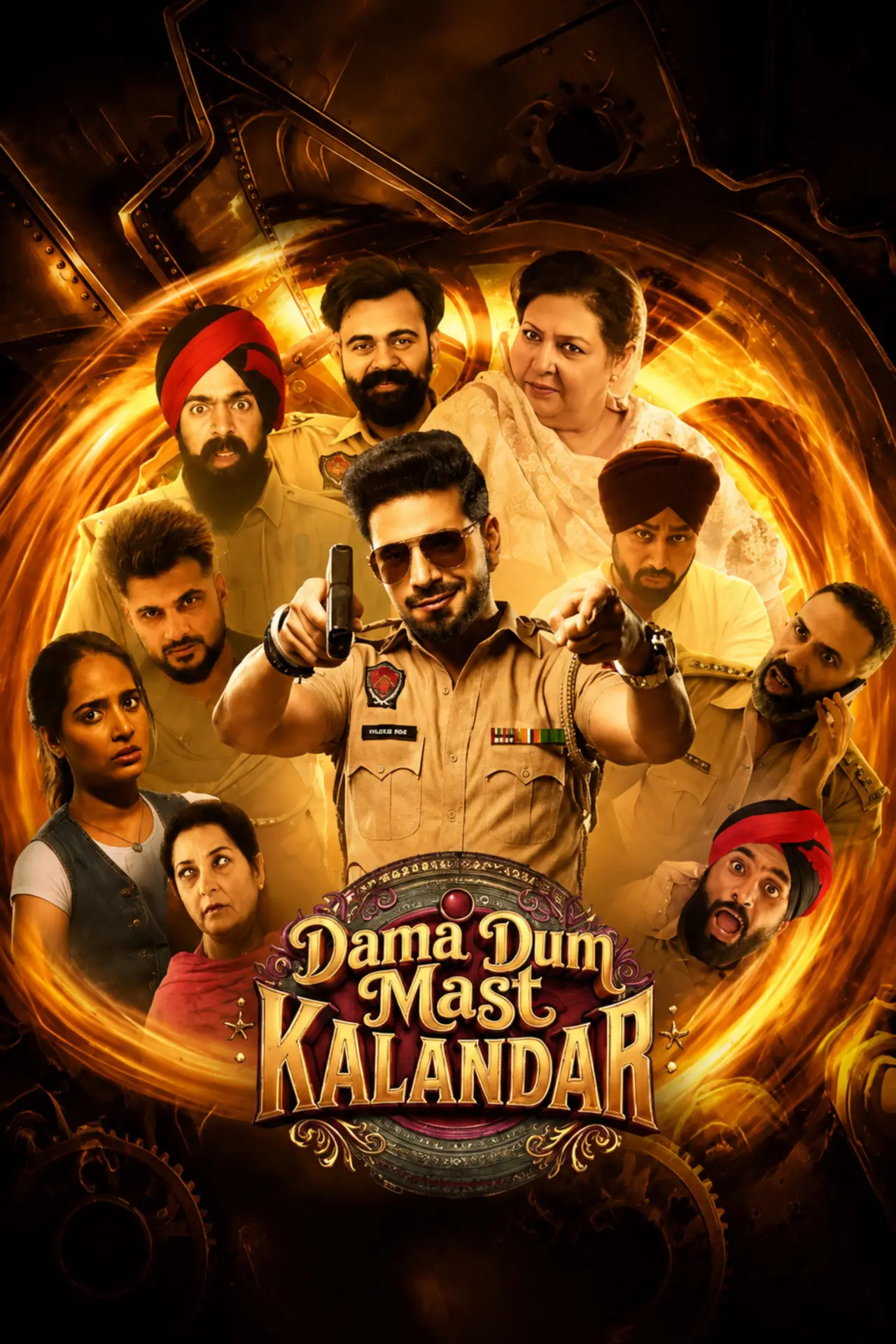 Movie poster "Dama Dum Mast Kalandar"
